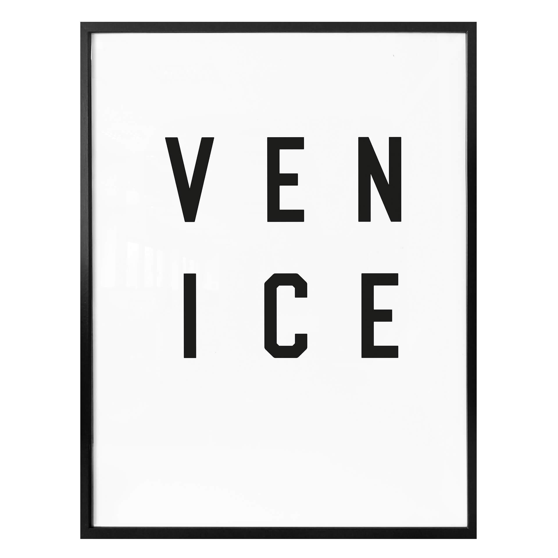 Póster - Tipografía Venecia