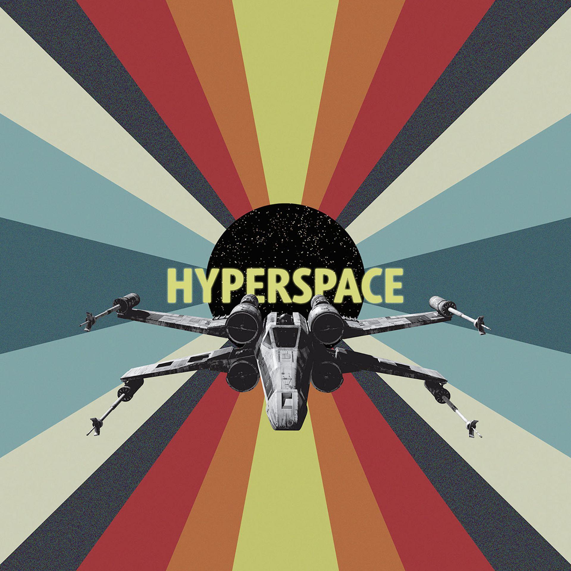 Vlies Fototapete - Star Wars Hyperspace - 200 x 280 cm
