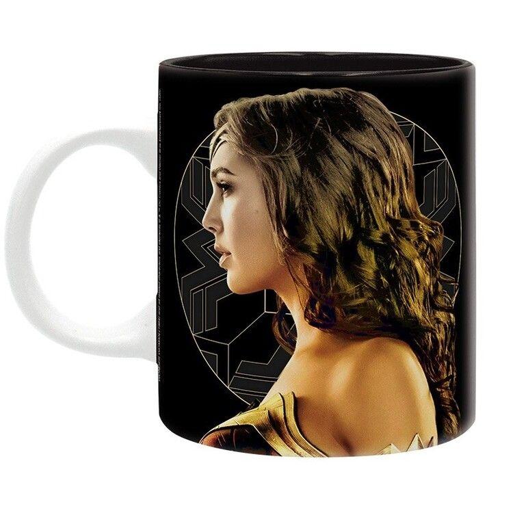 Krus, keramikkrus Wonder Woman - Golden