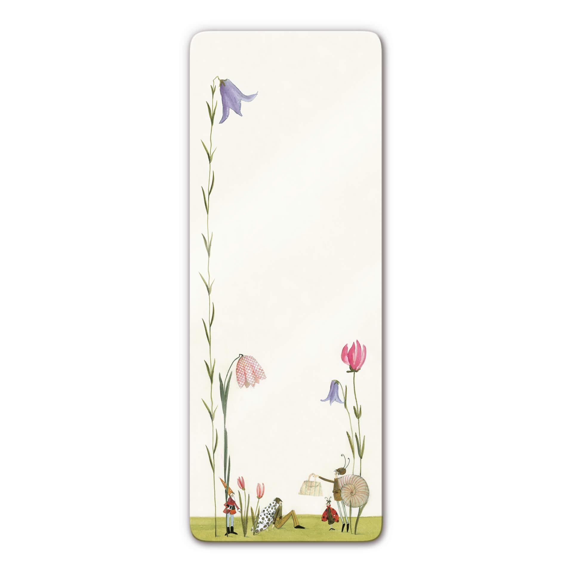 Glasschilderij Leffler - Hoge bloem
