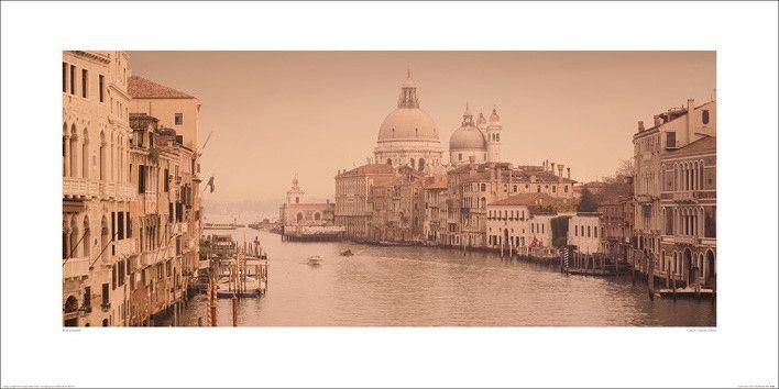 Plakat Rod Edwards - Canal Grande, Venedig kunsttryk (100 x 50 cm)