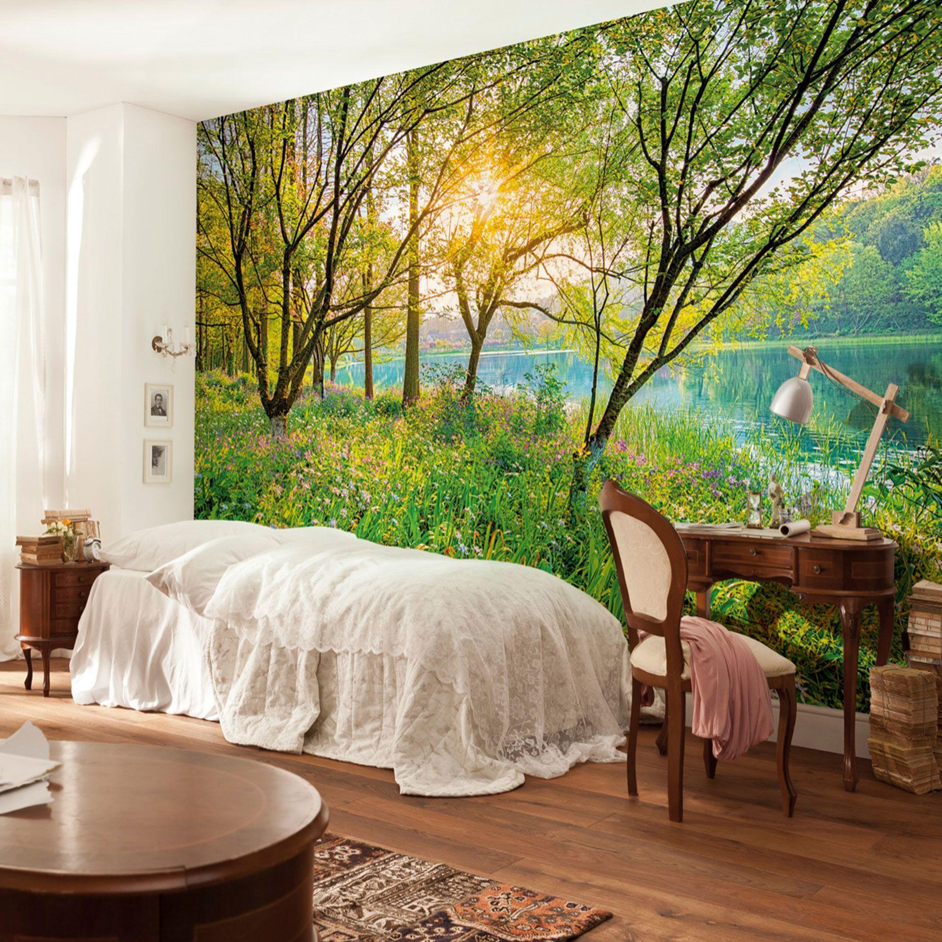 Fotobehang Papierbehang Spring Lake