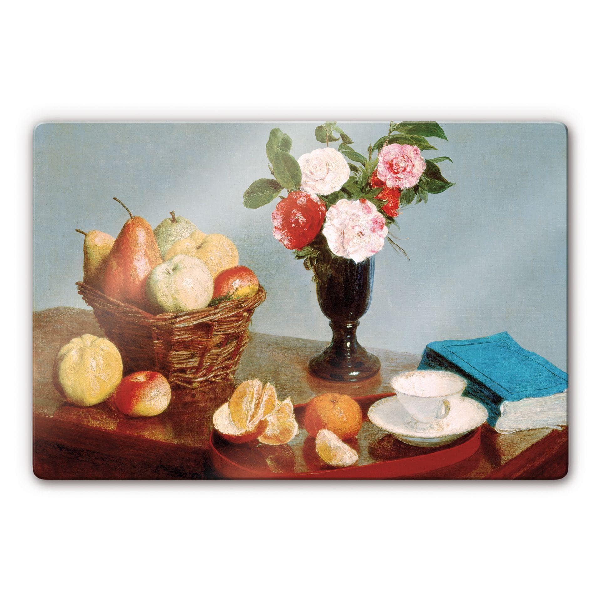 Glasbillede - Fantin-Latour - Det stille Liv
