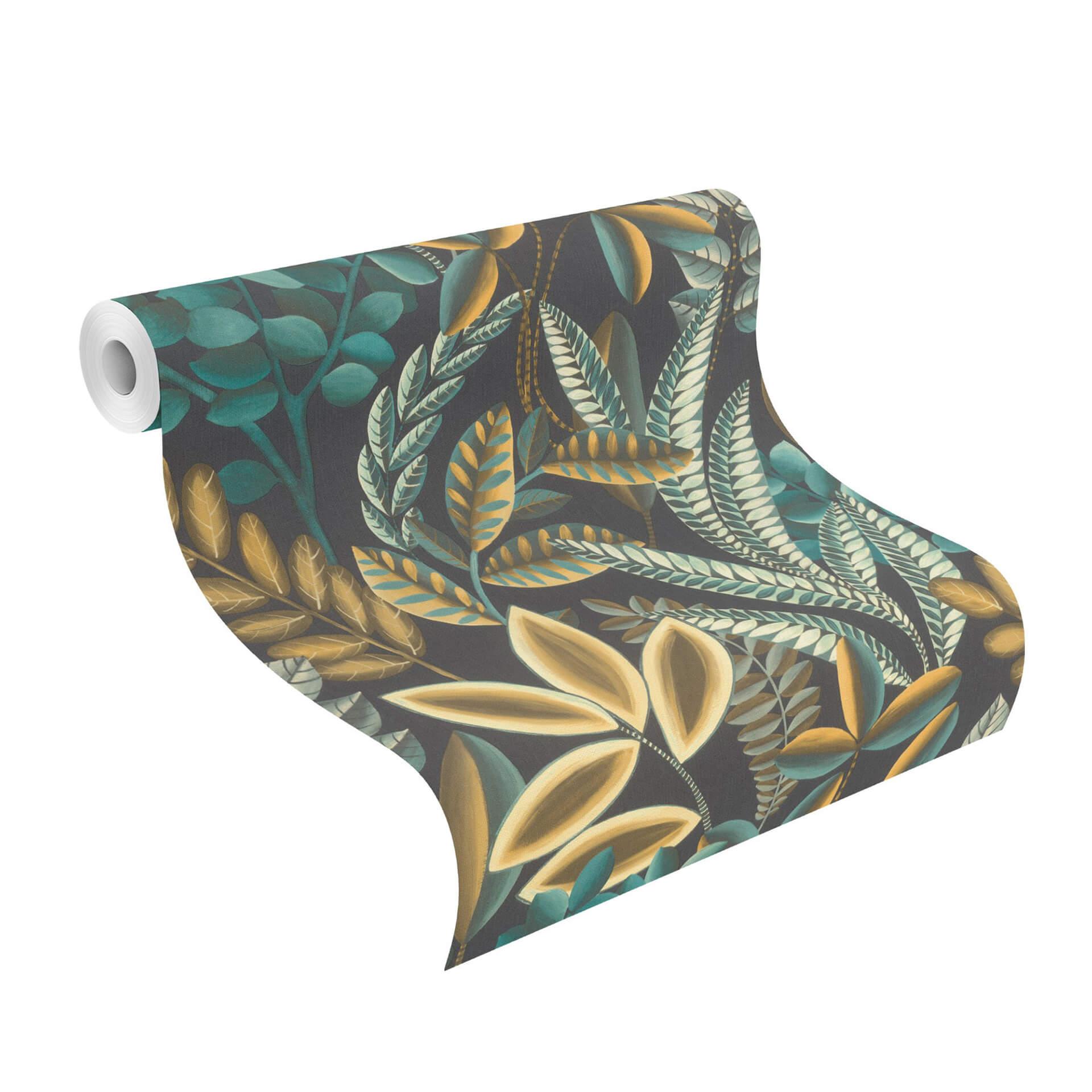 Rasch Papier peint intissé à motifs Florentine III anthracite