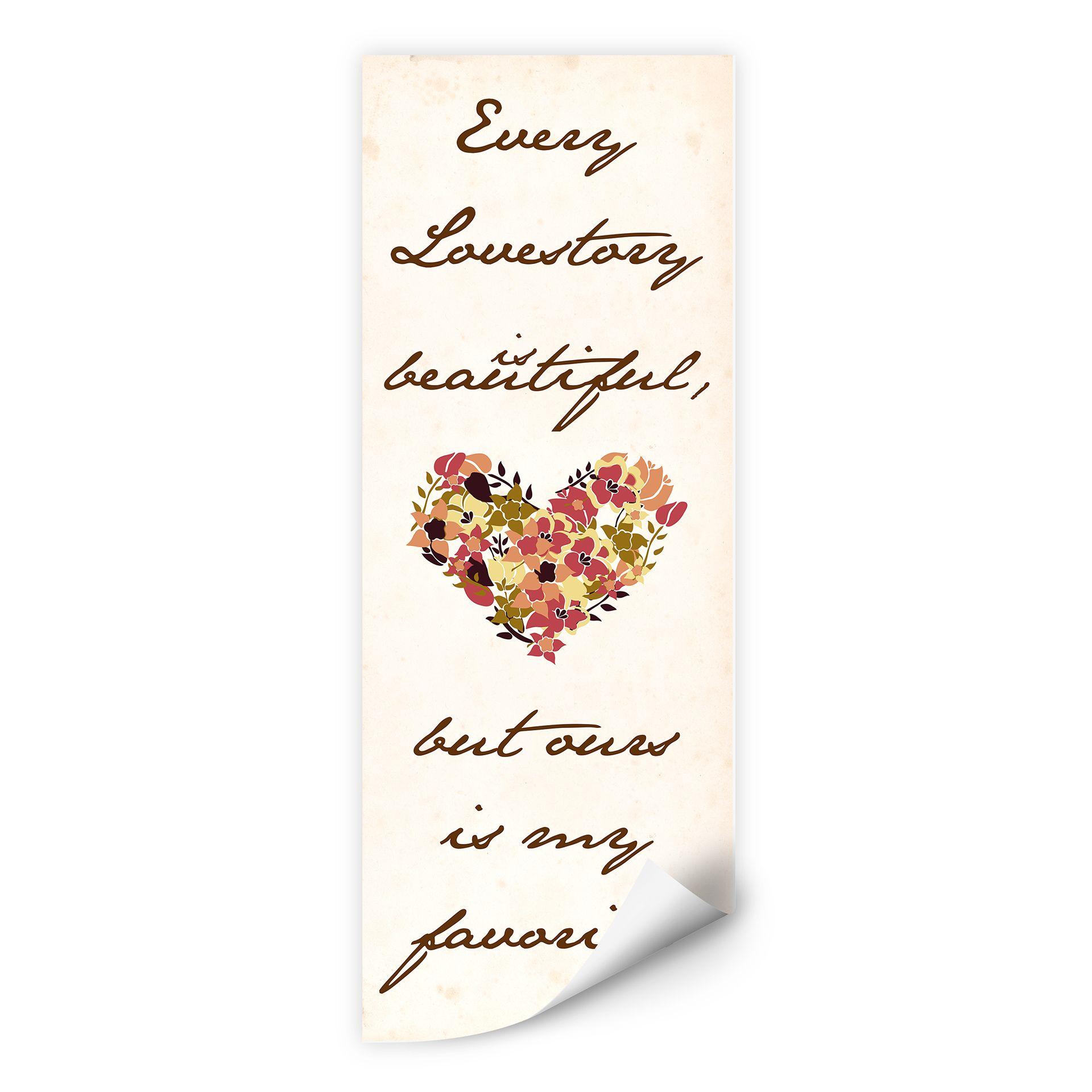 Muurprints Every Love Story...