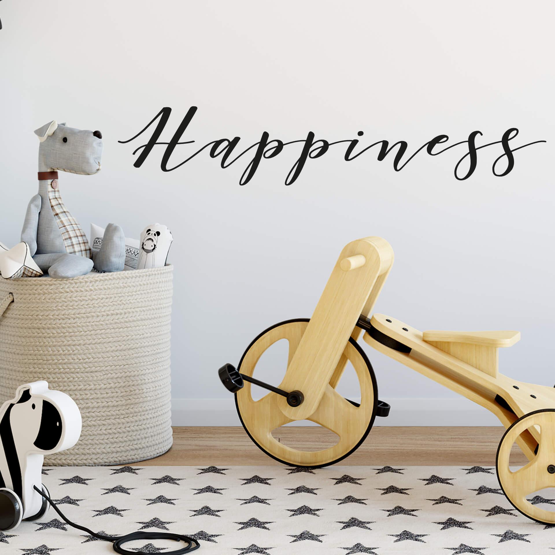 Wallsticker - Happiness