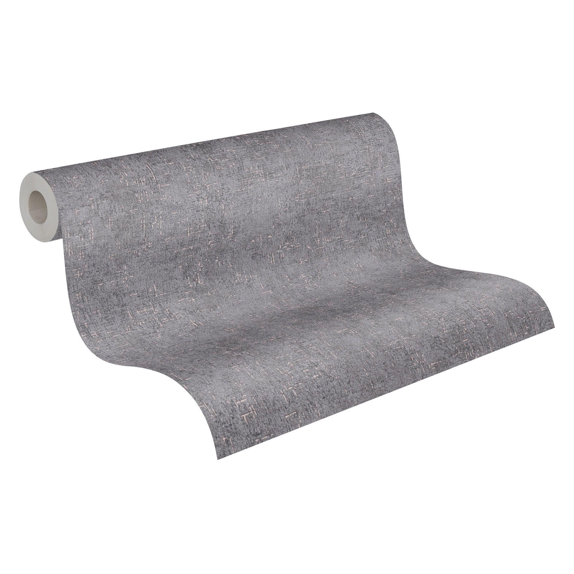 A.S. Création Trendwall 2 - Papier peint intissé uni, gris