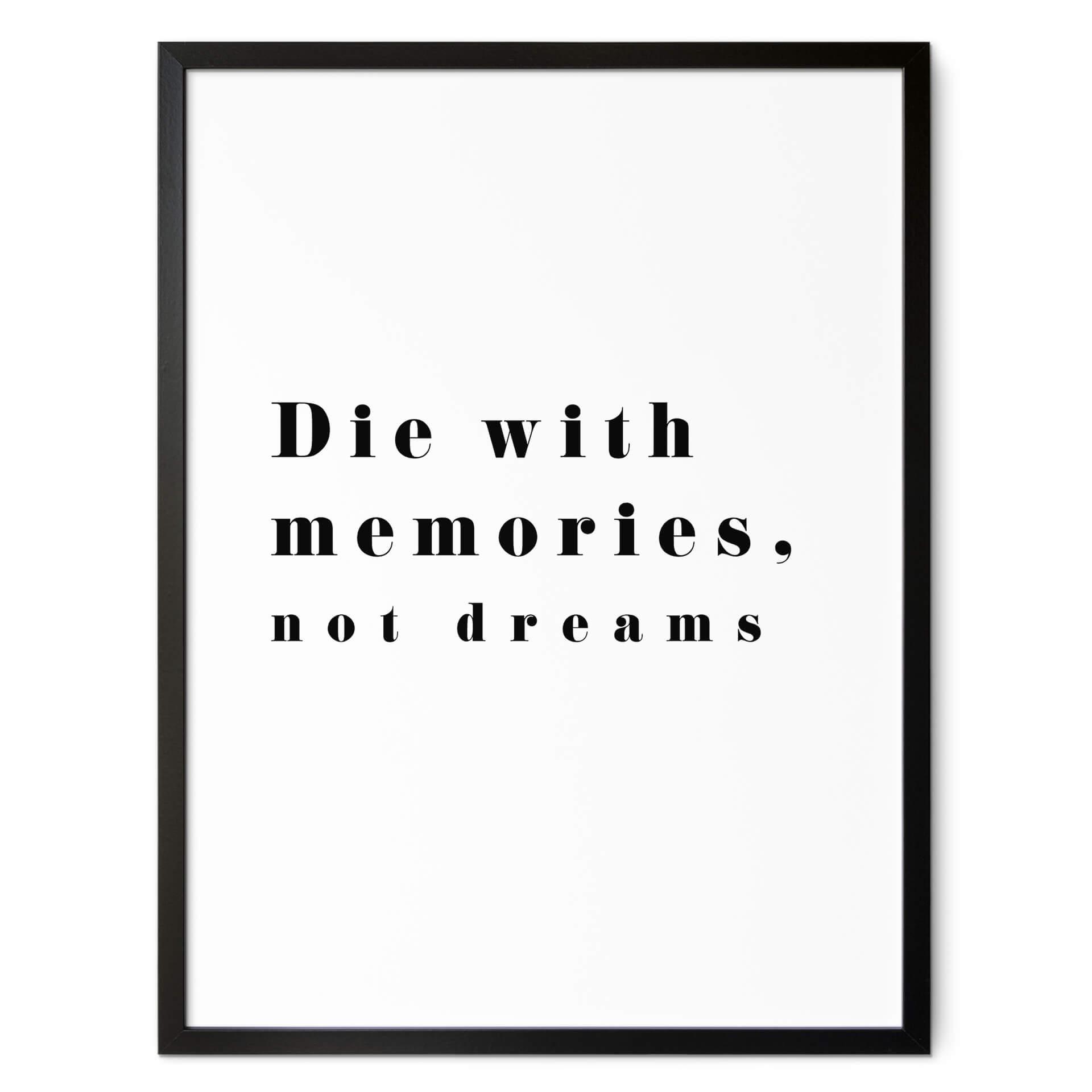 Póster 1X Studio - Morir con los recuerdos