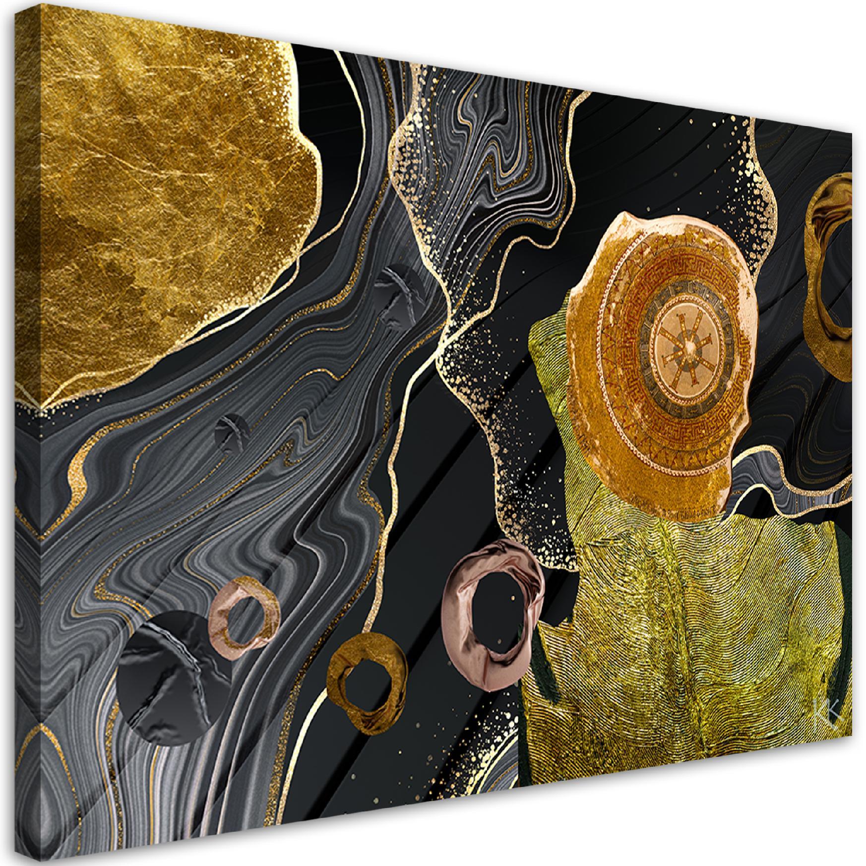 Canvasbillede, abstrakt marmor