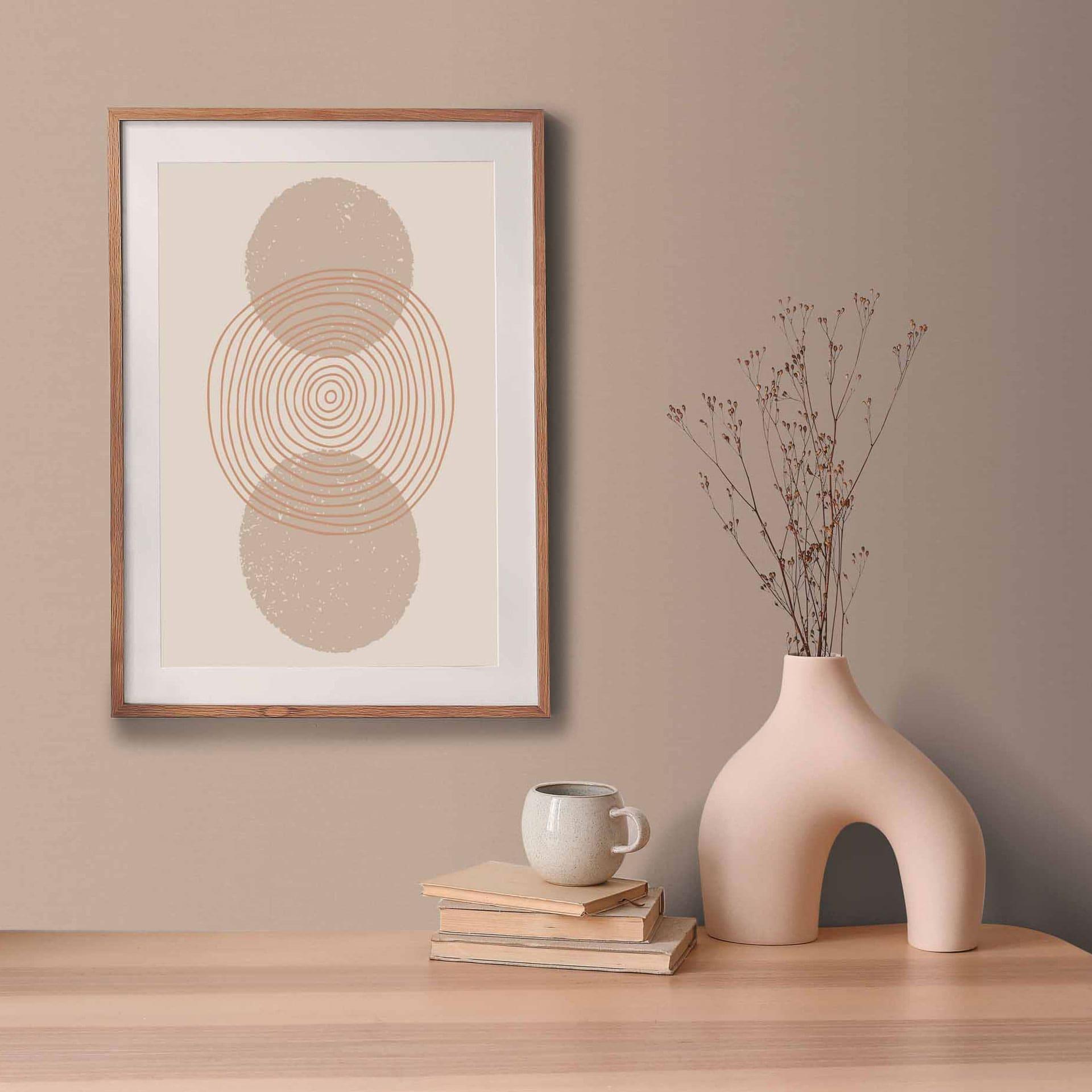 A.S. Creation beige ensfarvet non-woven tapet, moderne, let struktureret mat