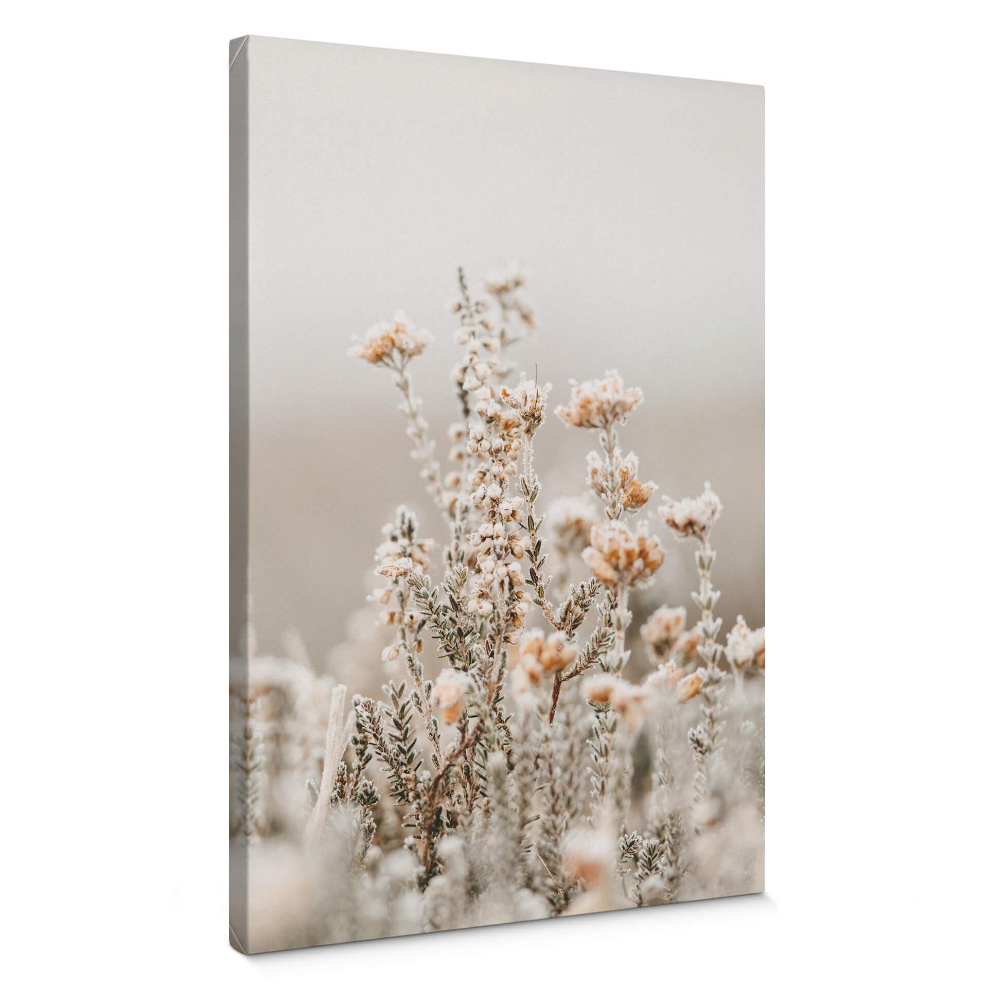 Lienzo Annie - Flores de hielo