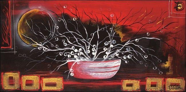 Plakat Rosso oriente kunsttryk, Takira (100 x 50 cm)