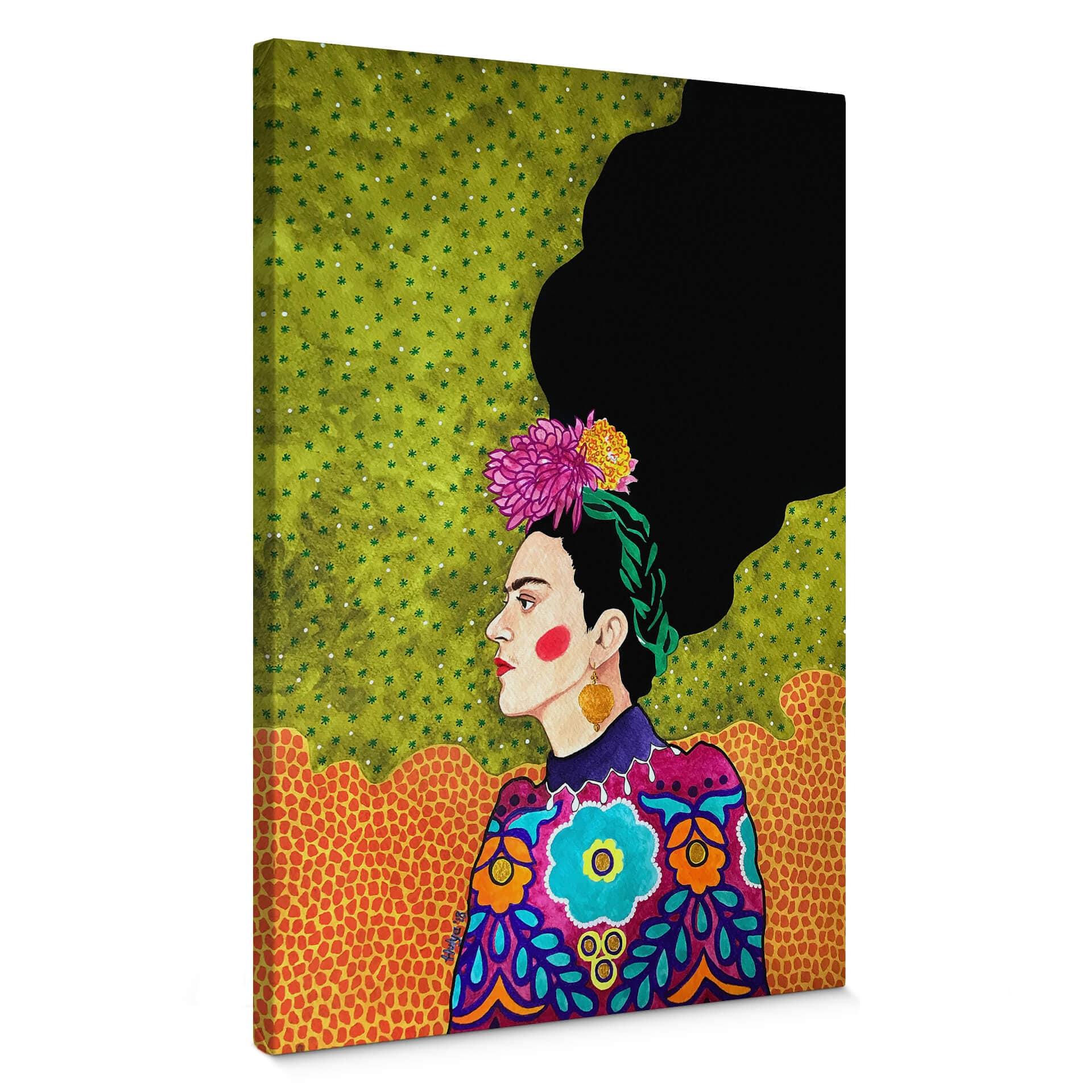 Lienzo Hülya - Frida en retrato