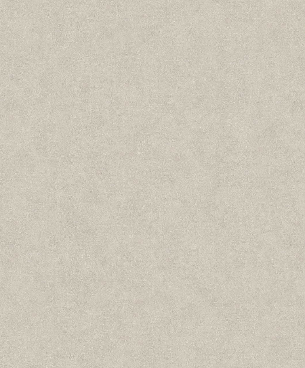 Non-woven tapet med et moderne monokromt look og tekstur i beige ensfarvet
