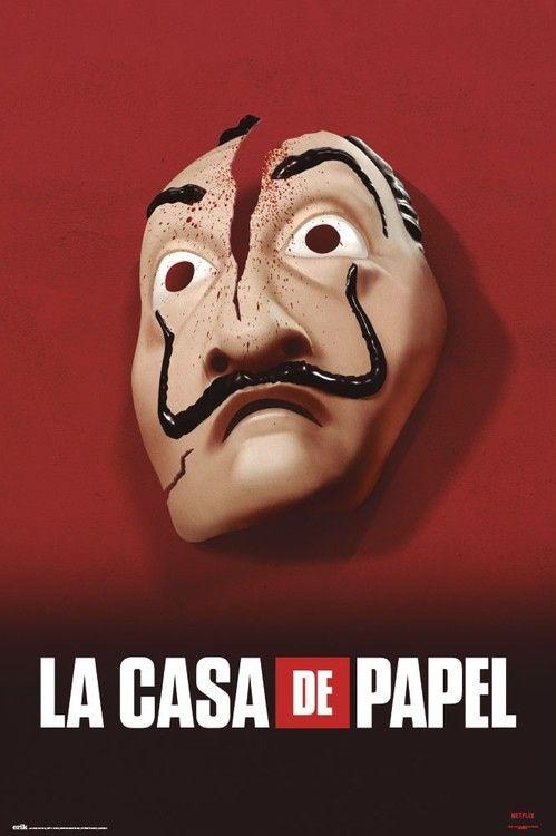 Poster, film poster House of Money - Mask 61x91,5 cm