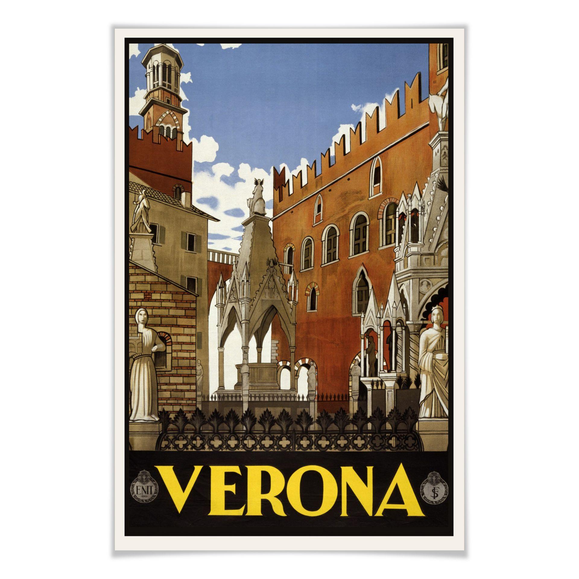 Poster - Vintage Travel - Verona