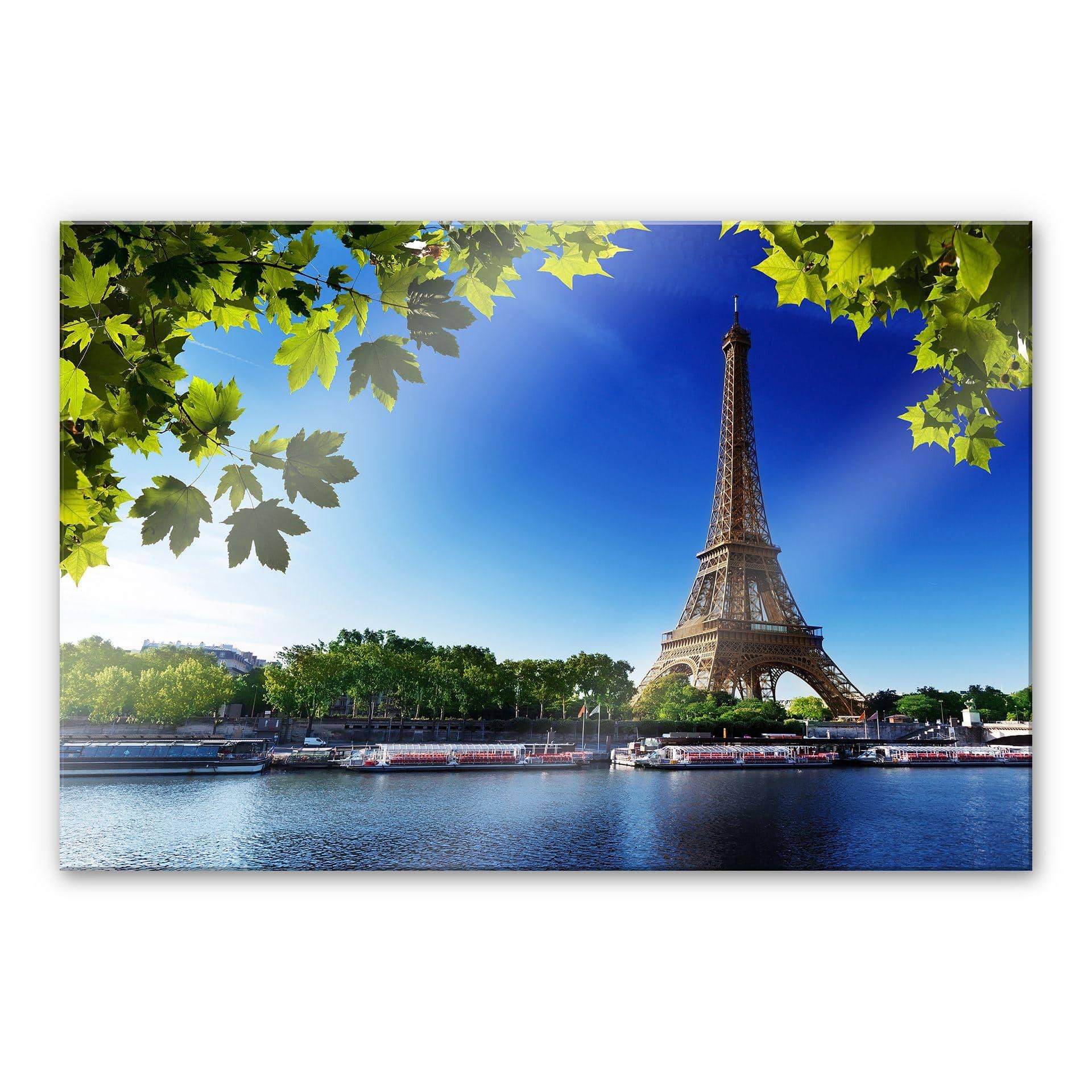 Tableau en verre acrylique - Summer in Paris