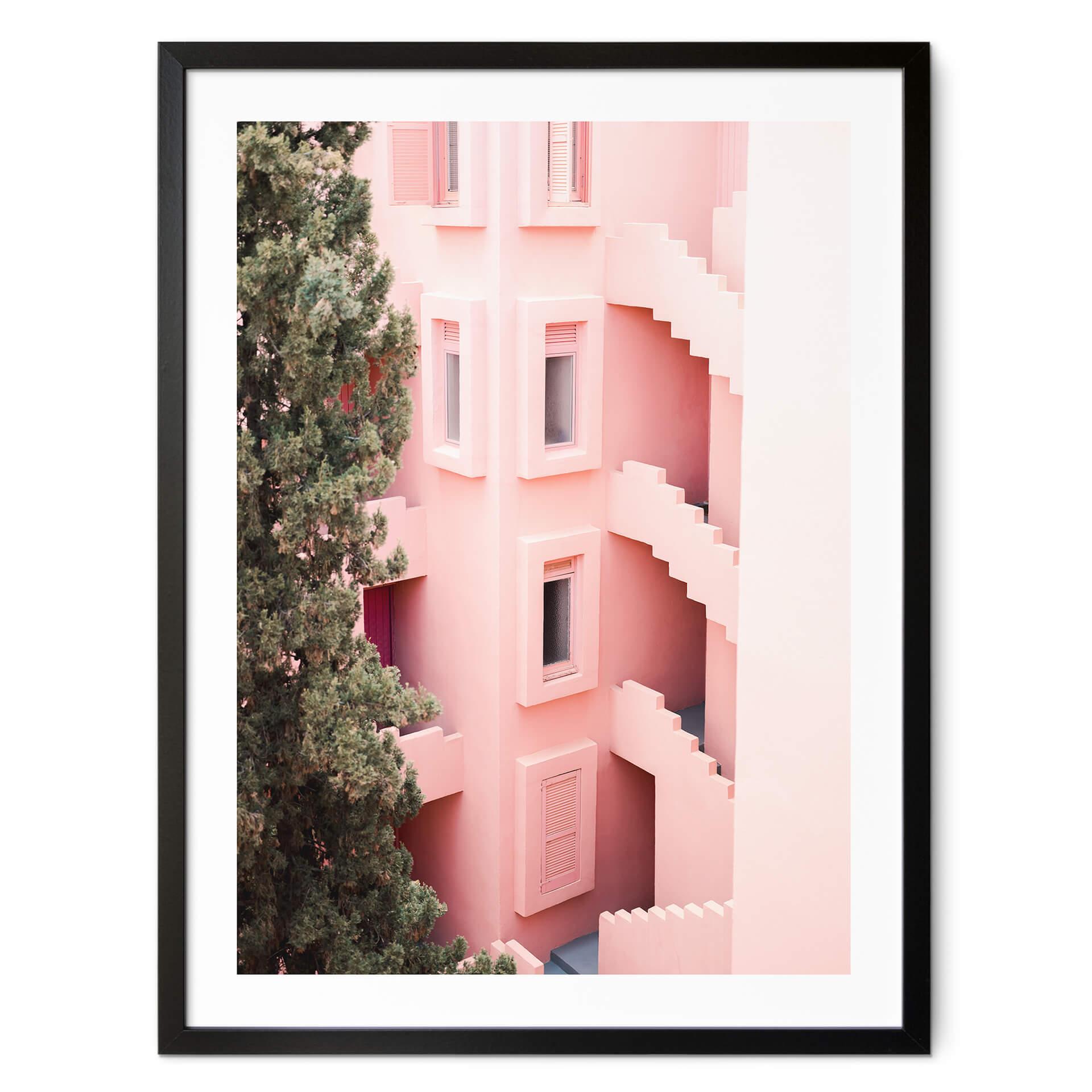 Póster Zwart - Arquitectura mediterránea