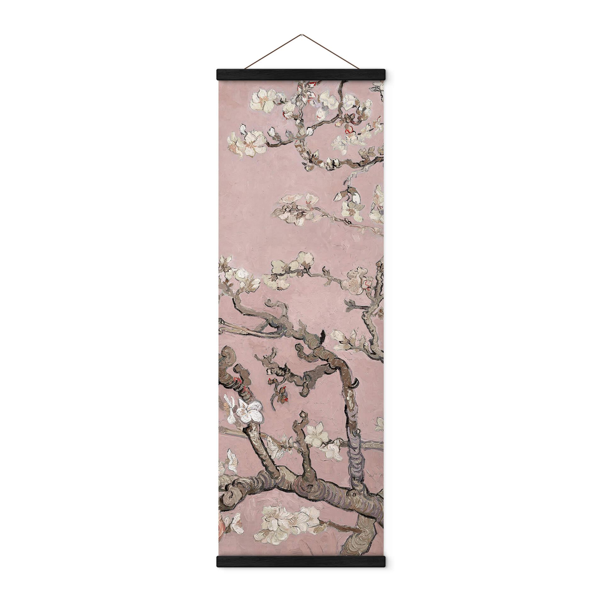 Póster de tela van Gogh - Almendro en Flor Rosado - Panorama
