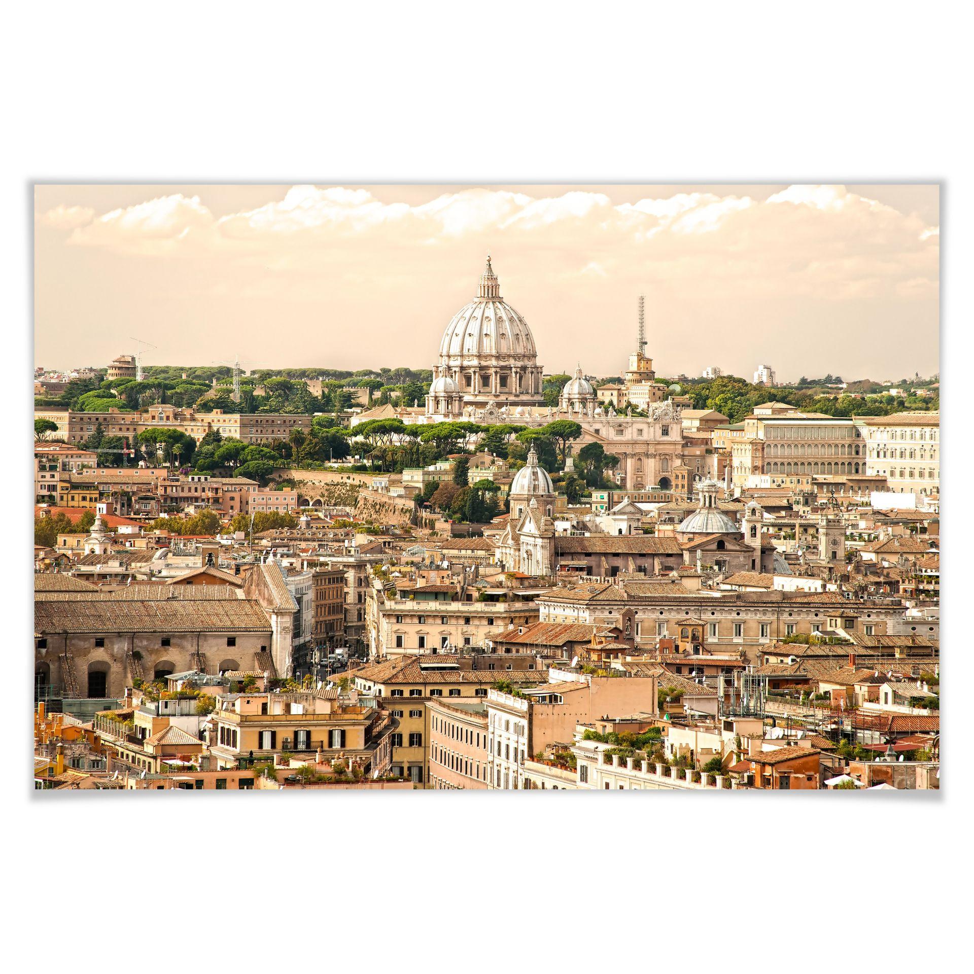 Poster - Rome en panorama