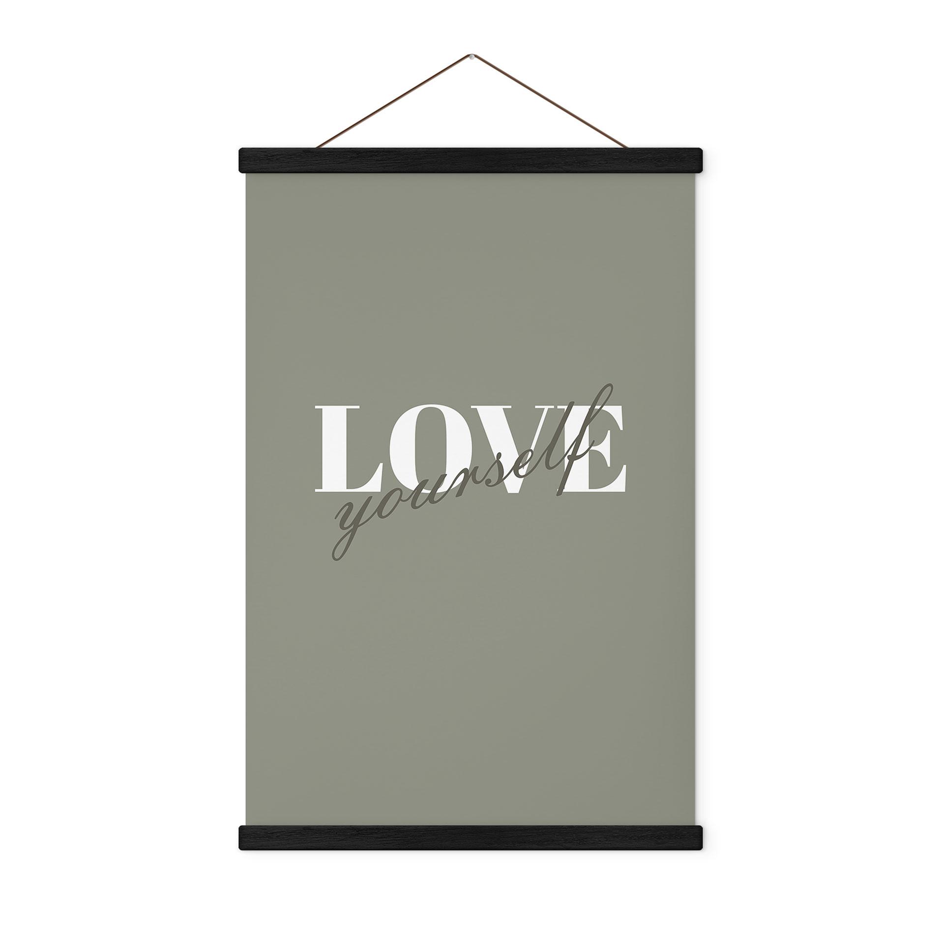 Tekstil plakat Love yourself