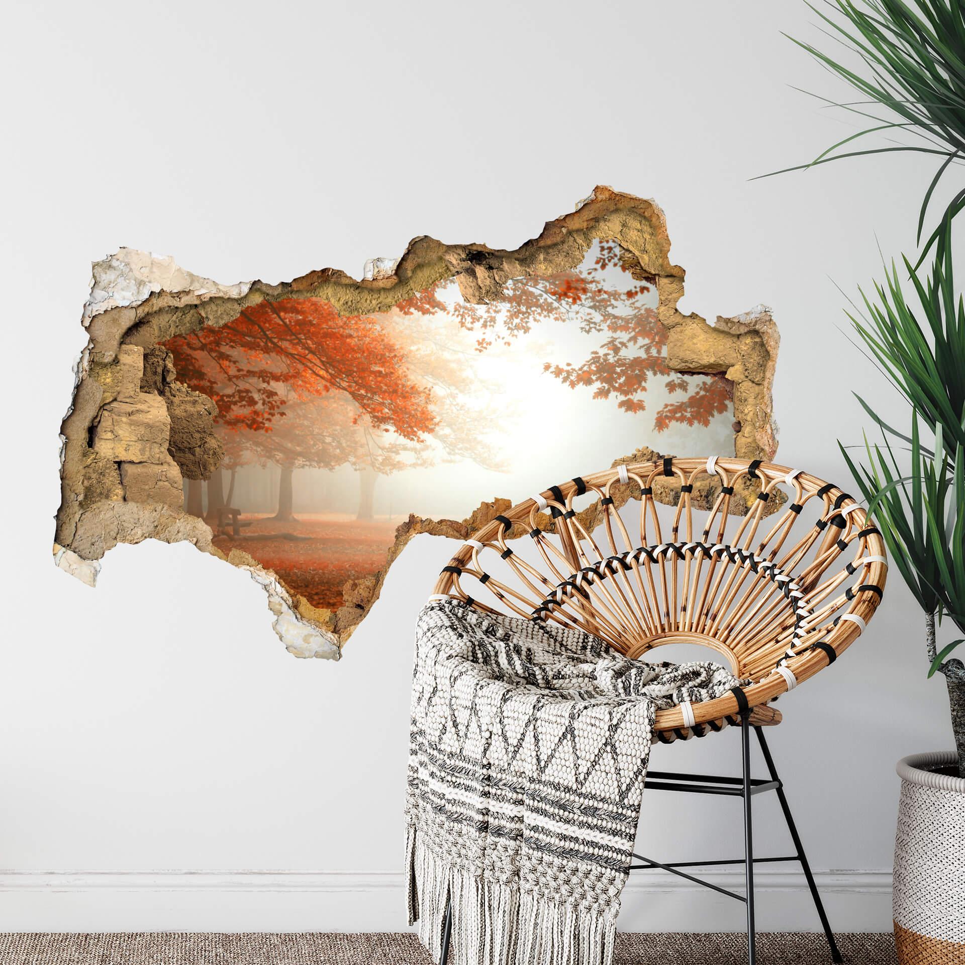 3D Wallsticker Dingemans - Hvilende skov