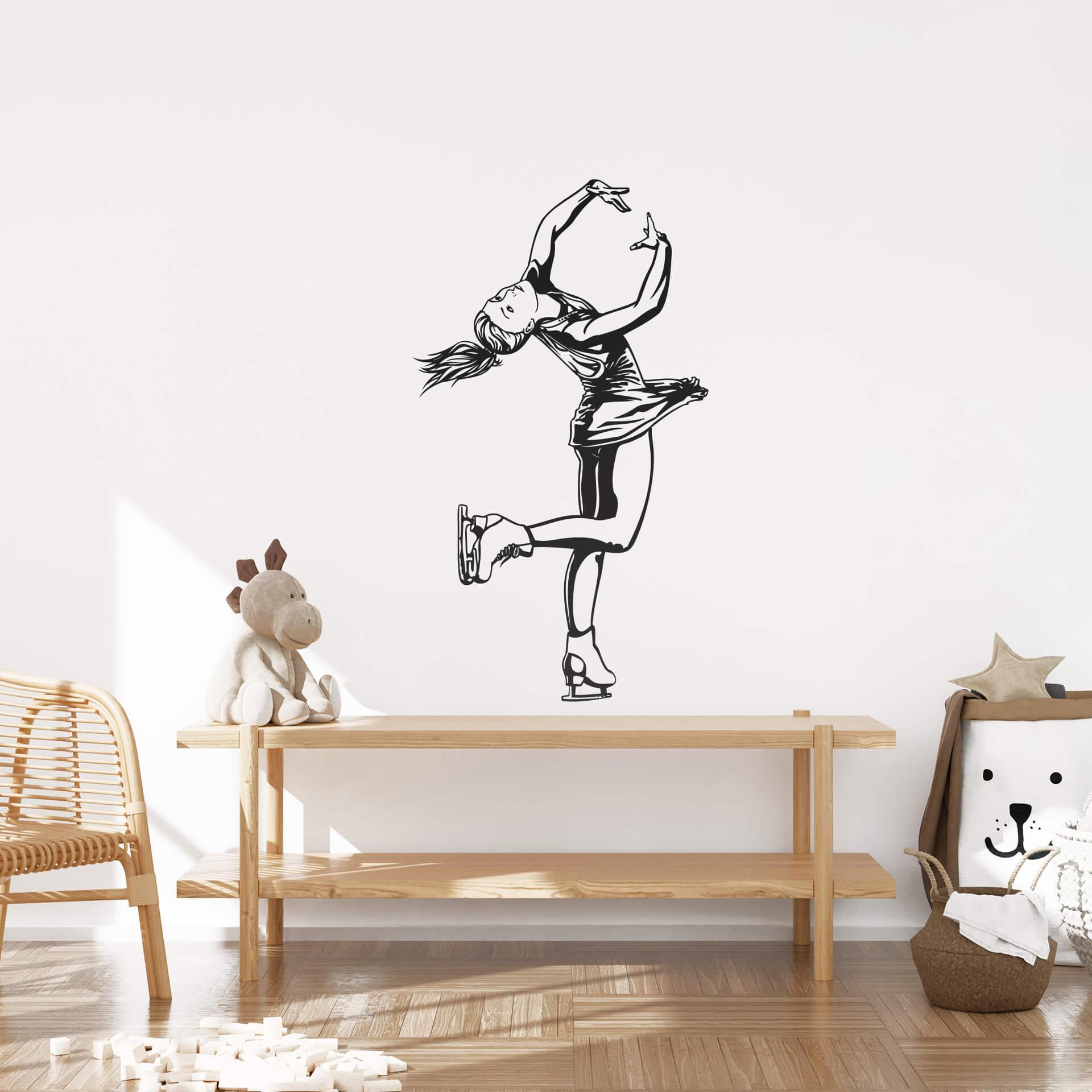 Skøjteløber wallsticker