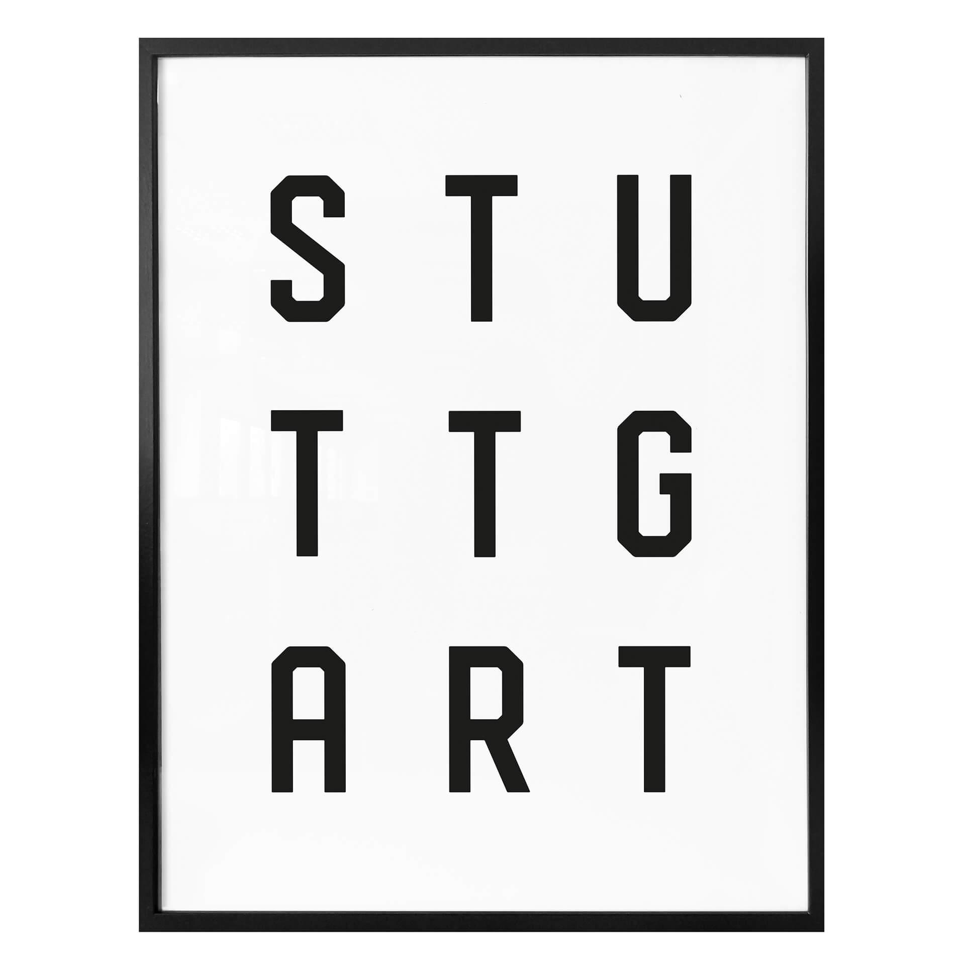 Póster - Tipografía Stuttgart