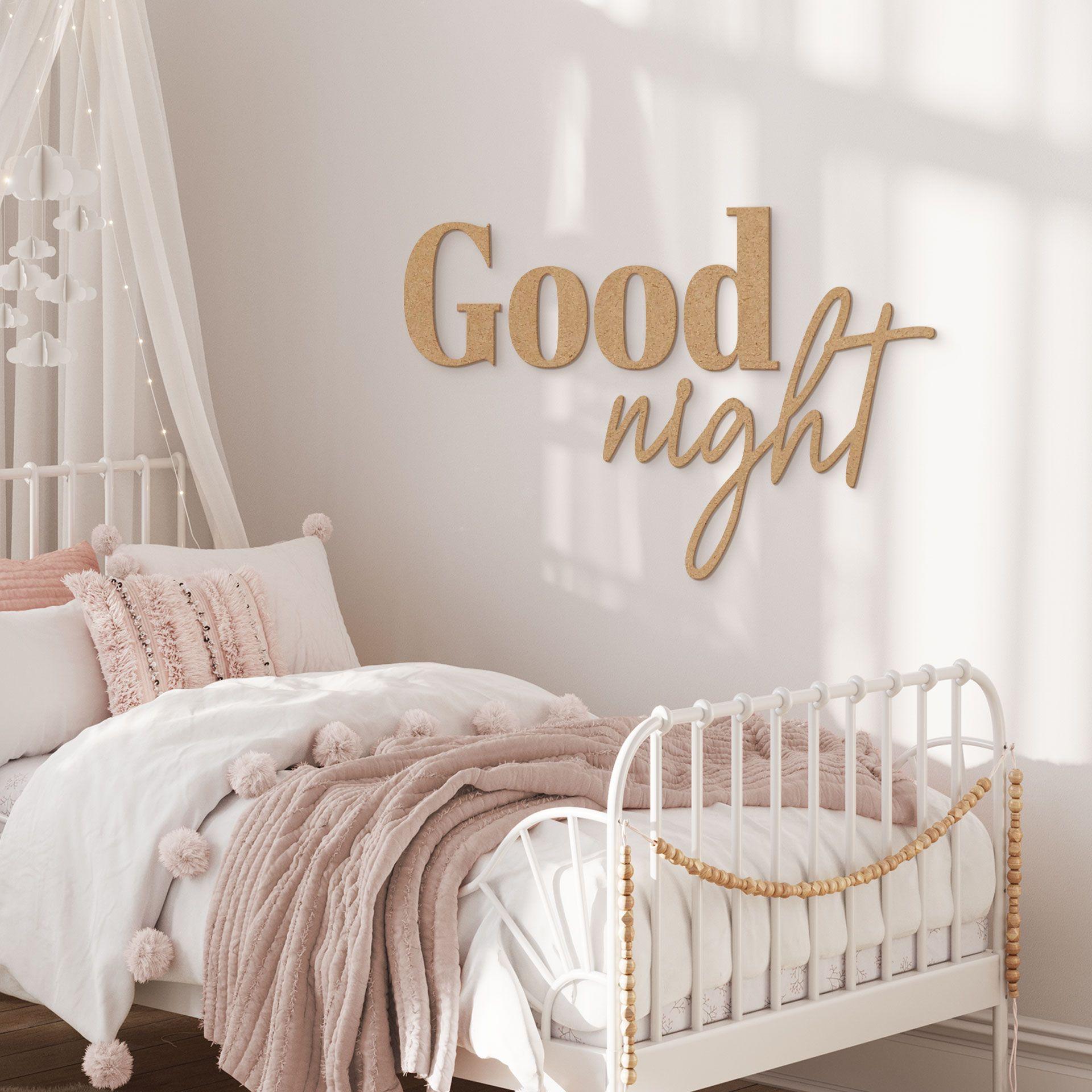 MDF-dekoration Good Night