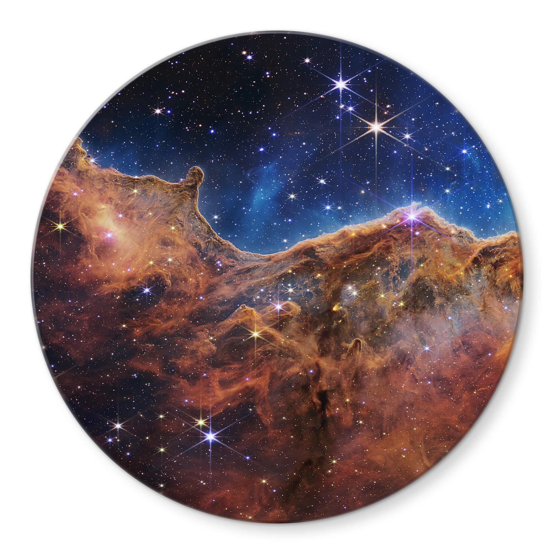 Glasbillede - James Webb Telescope - Carina Nebula