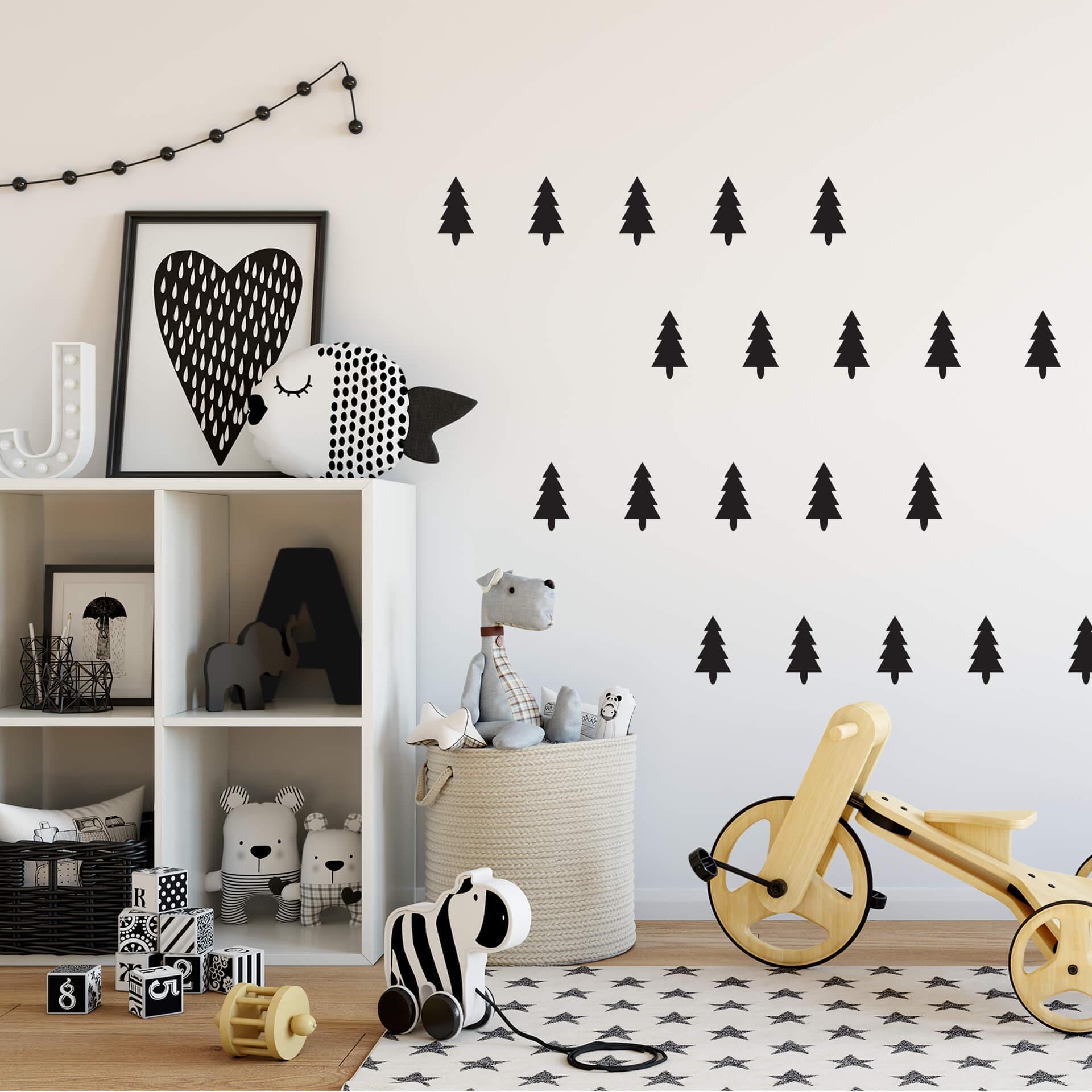 Wallsticker - Grantræer (11 stk)