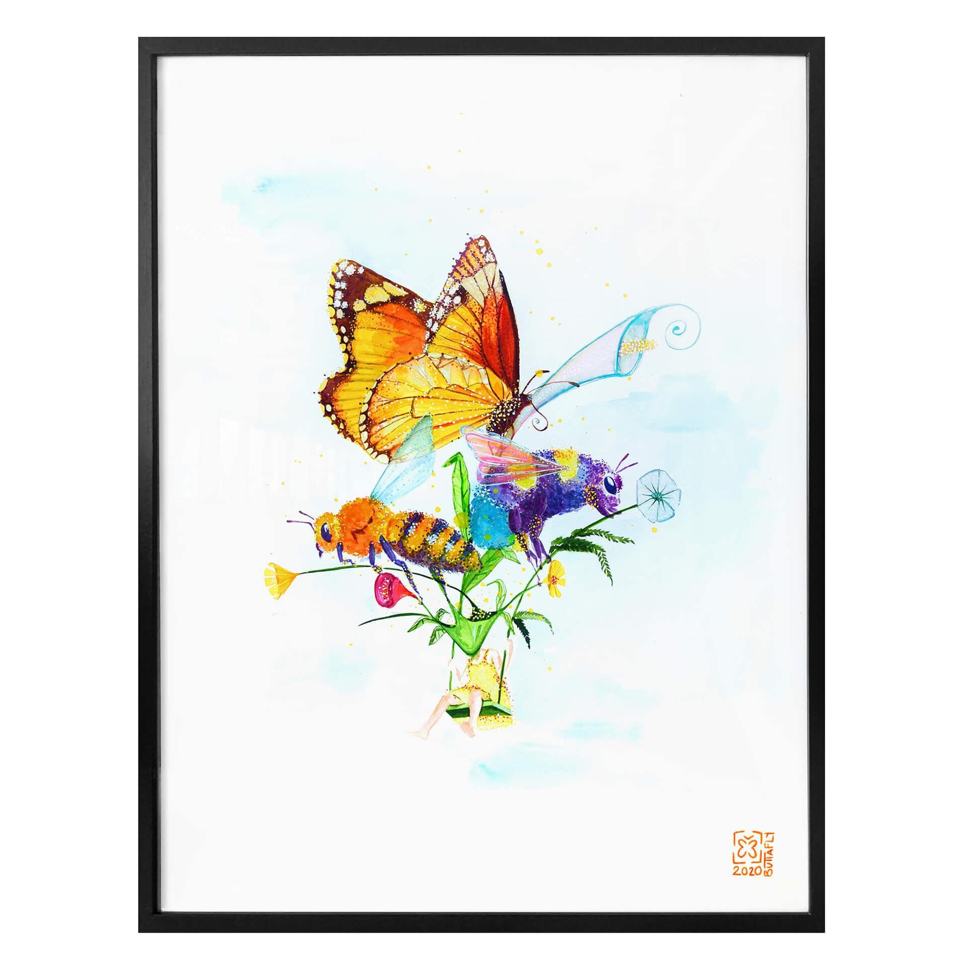Plakat - Buttafly - Pollenbærere