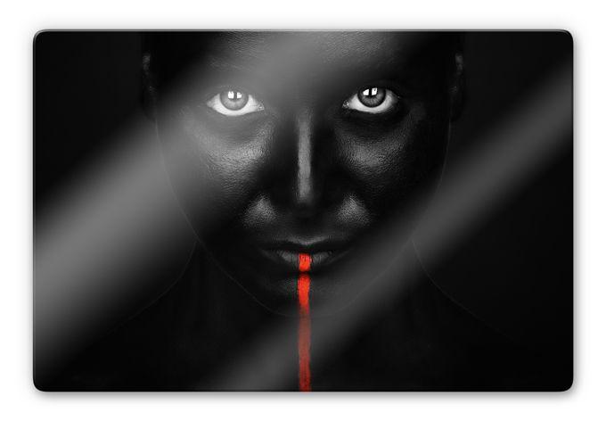 Glasschilderij Petkov – Red Stripe