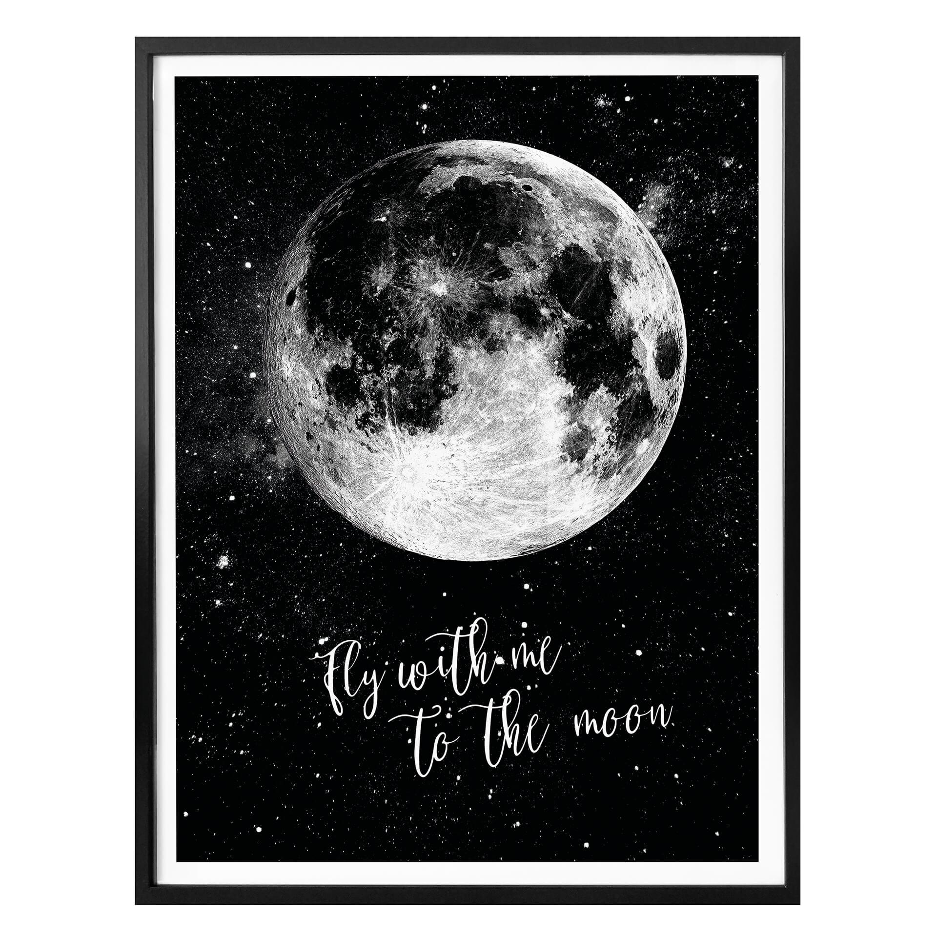 Plakat - Fly me to the moon