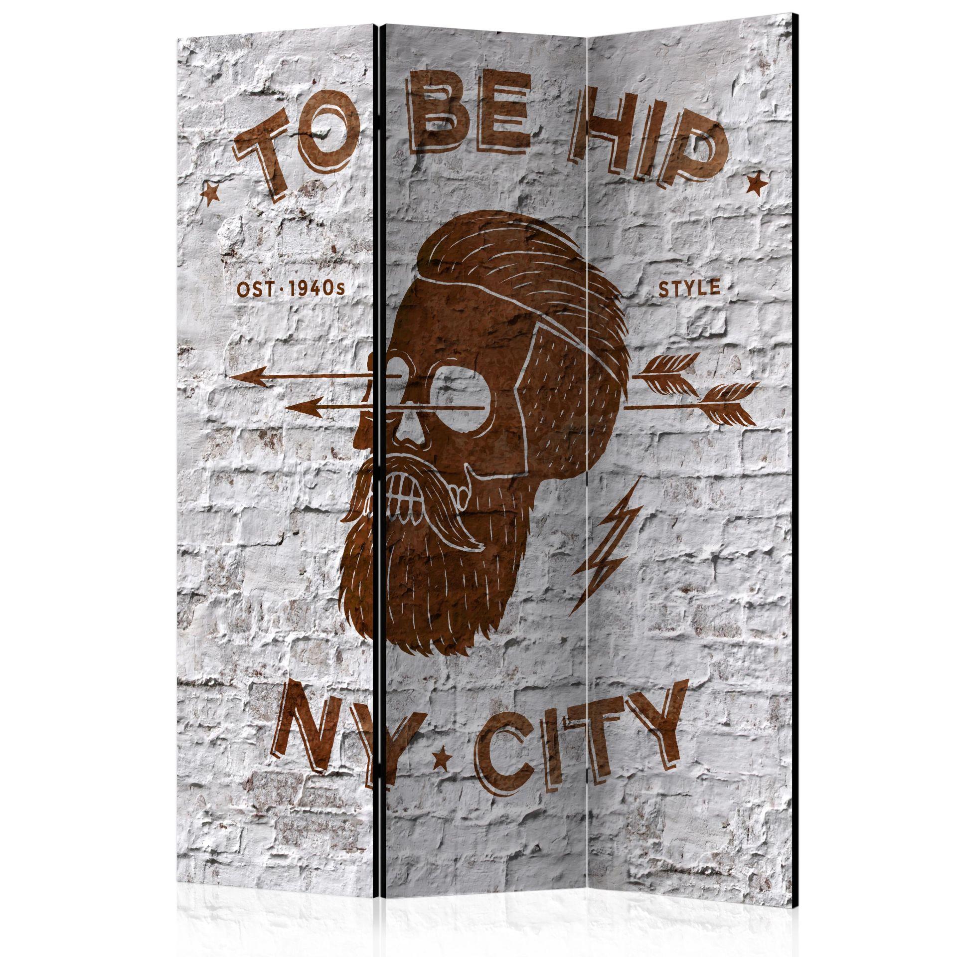 Skærm til rumopdeling - Graffiti - Be hip, 3-delt