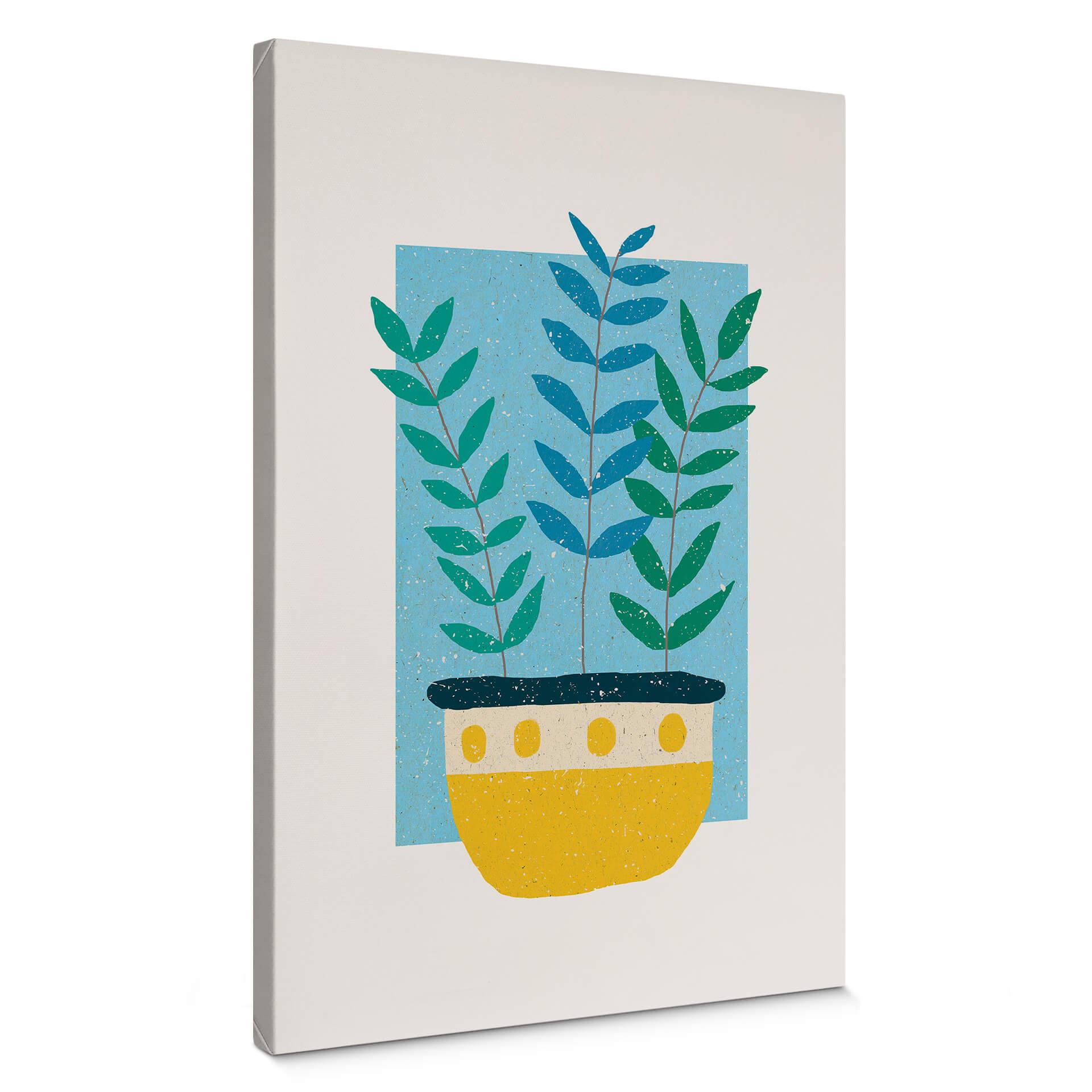 Tableau sur toile Demir - Illustration botanique