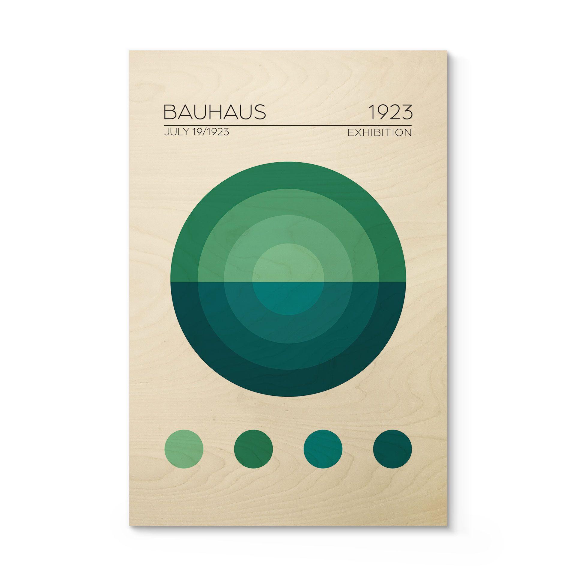 Cuadro de madera Bauhaus Mavi Daire - Tunaboylu