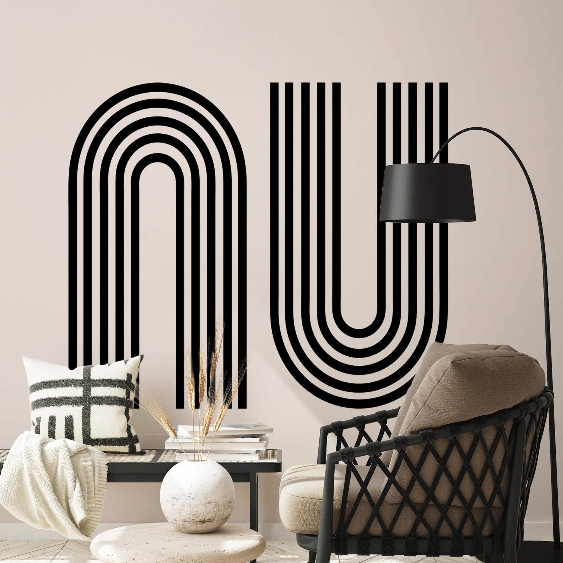 Wallsticker Boho-sløjfer (sæt med 2)