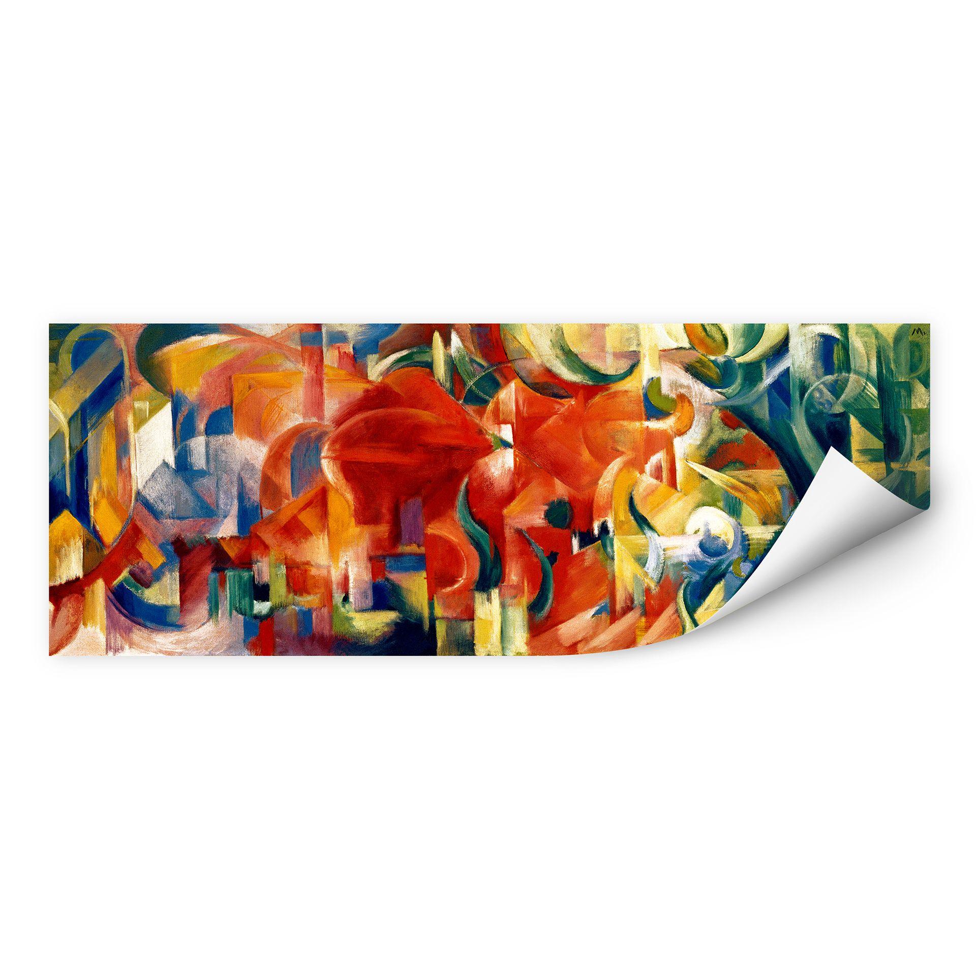 Muurprints Marc - Spelende Vormen - Panorama