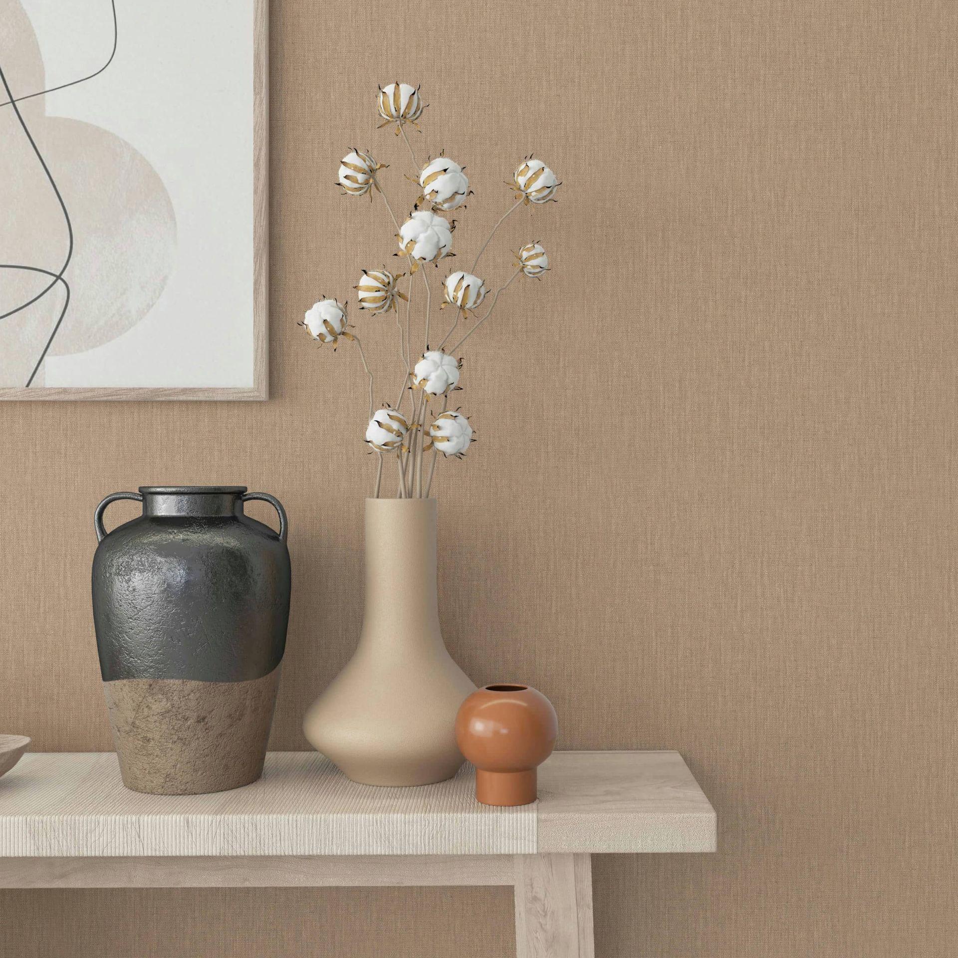 non-woven tapet beige sletter til stue soveværelse tapet marburg