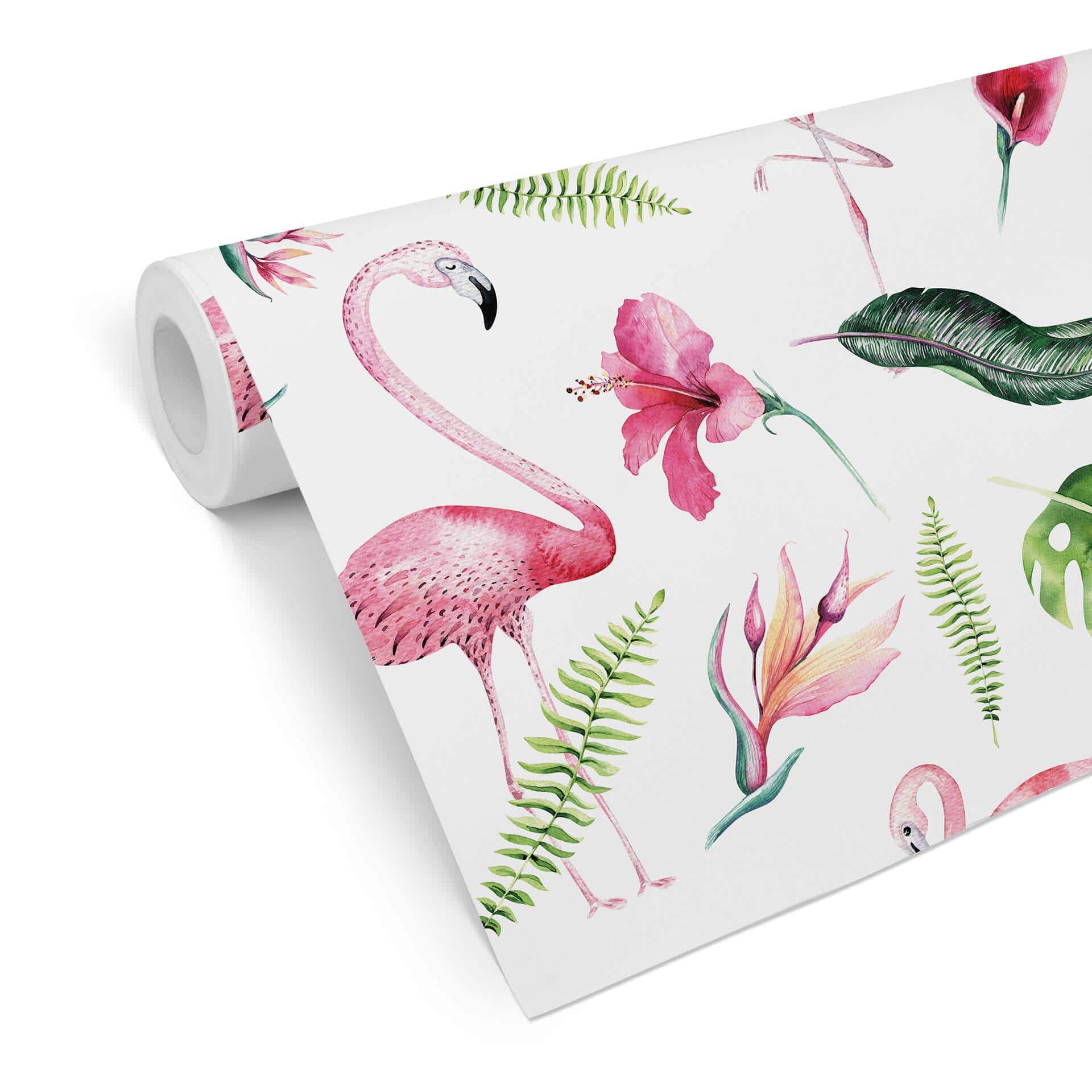 Kvilis tapet med mønster - Tropicana-Flamingo 02