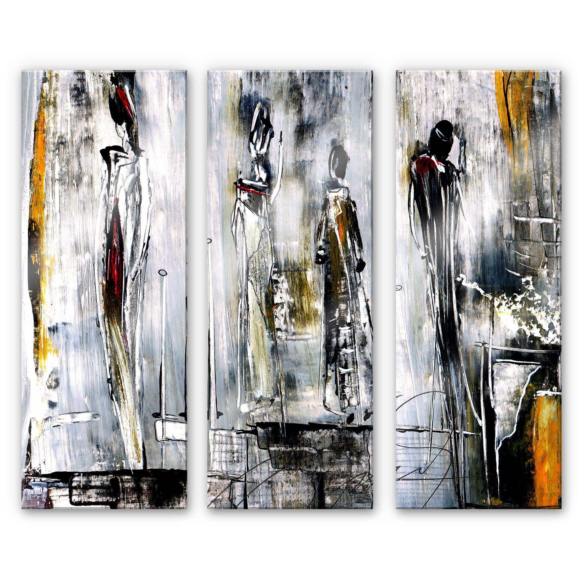 Tableau en verre acrylique - Étapes du succès (3 parties)