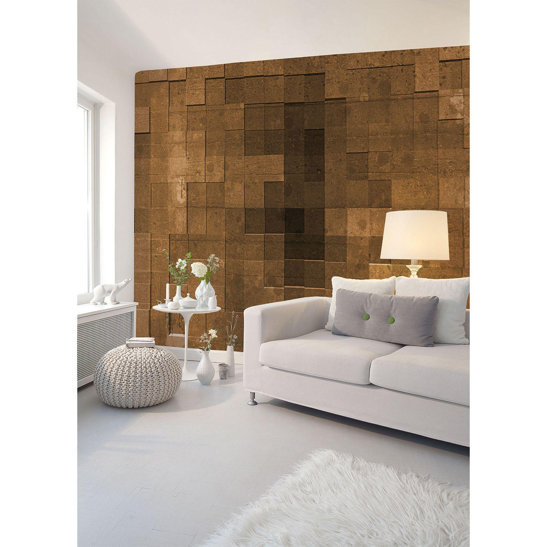 Architects Paper Papier peint photo Atelier 47 Mosaic Tile bronze, or