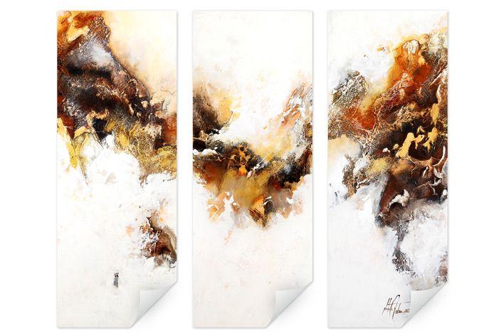 Zelfklevende Poster - Fedrau - Fluid Gold