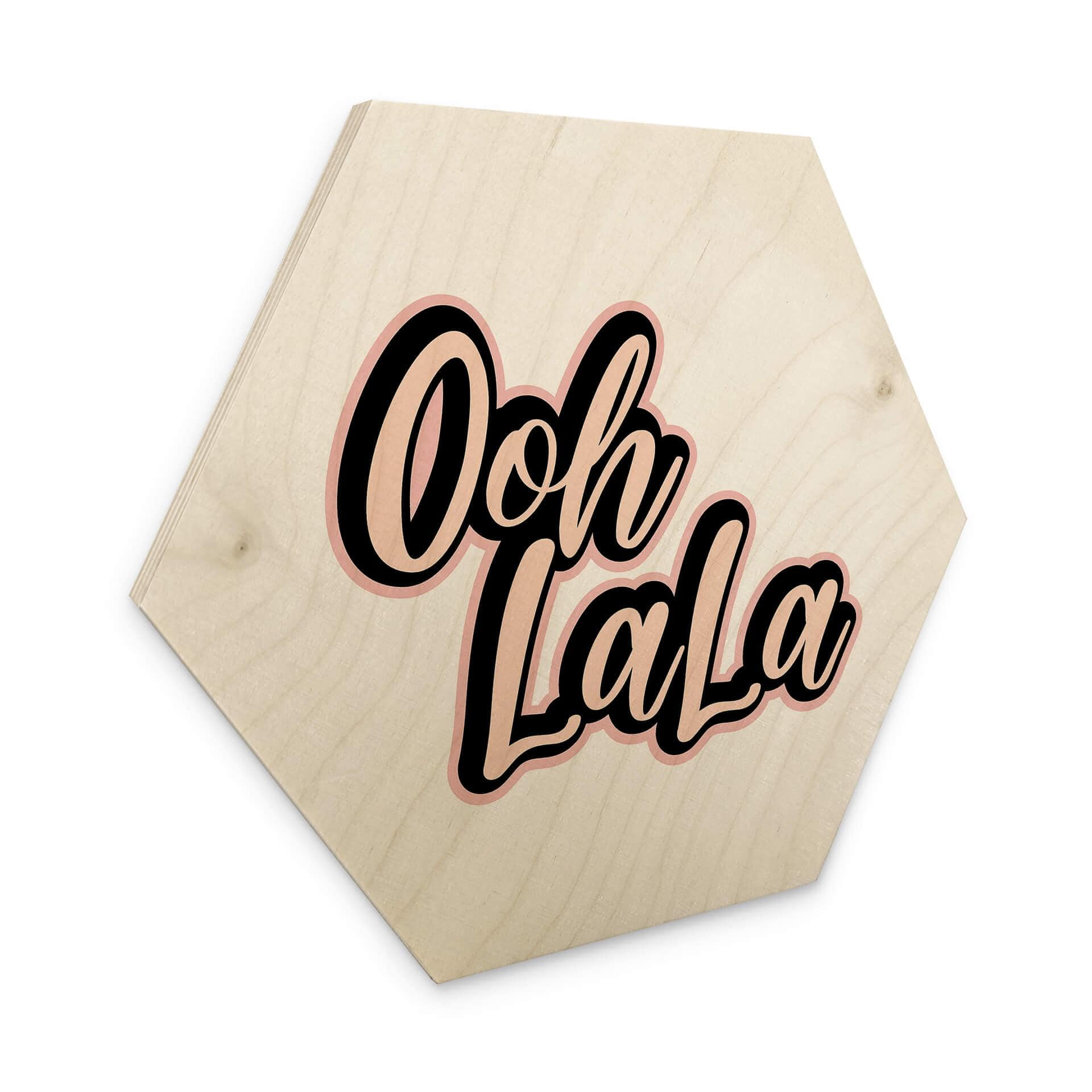 Esagono in legno Oh La La