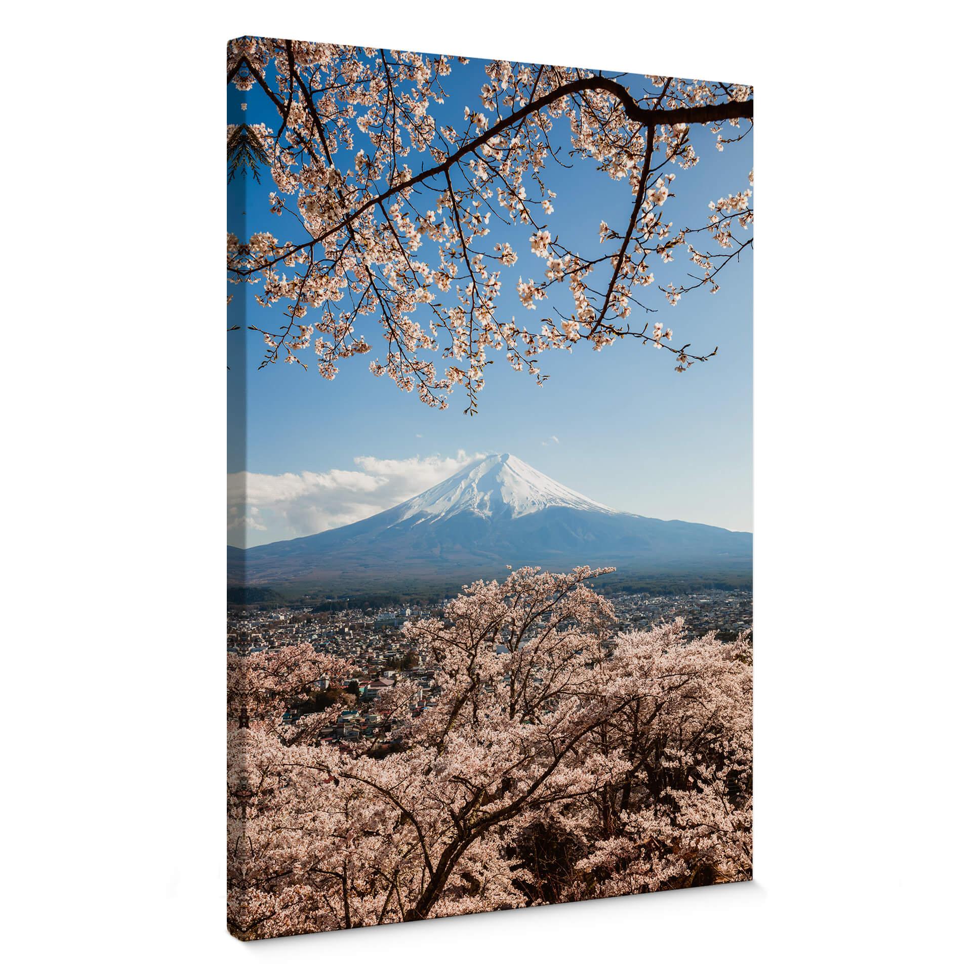 Lienzo Colombo - Monte Fuji en Japón