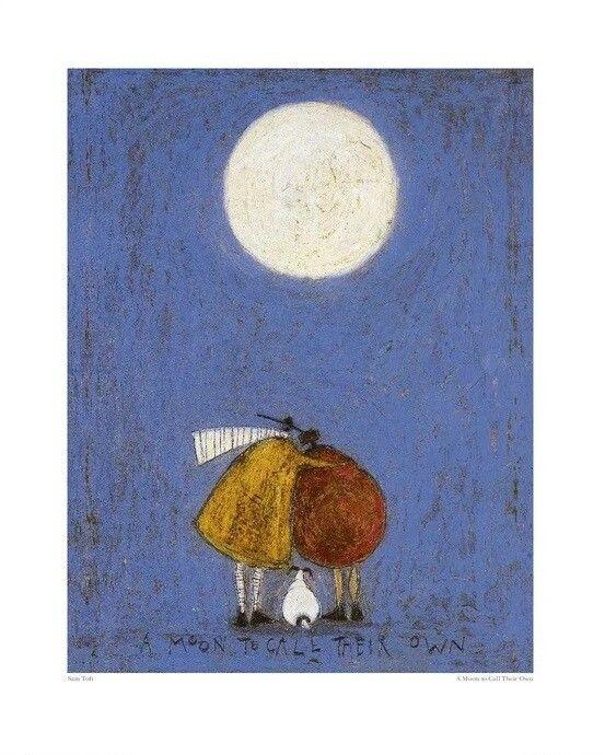 Plakat Sam Toft - A Moon To Call Their Own kunsttryk, Sam Toft (40 x 50 cm)