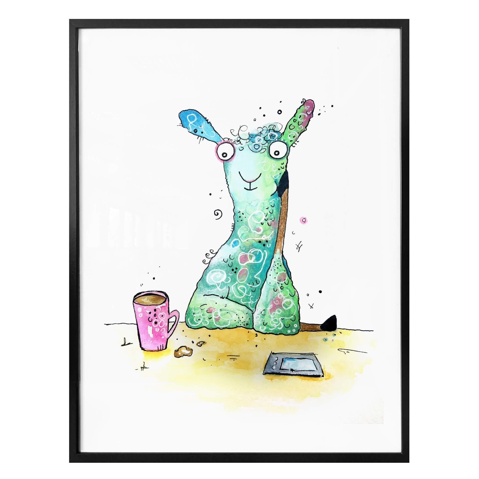 Póster Hagenmeyer - Lama