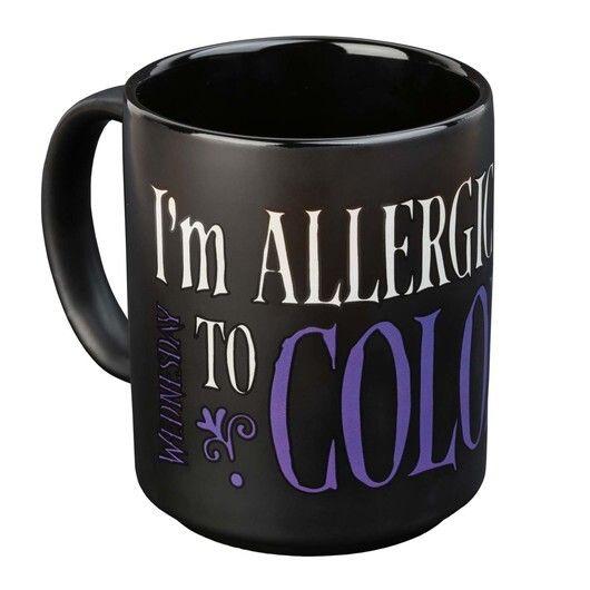 Krus, keramikkrus Wednesday - I'm Allerigc To Colour