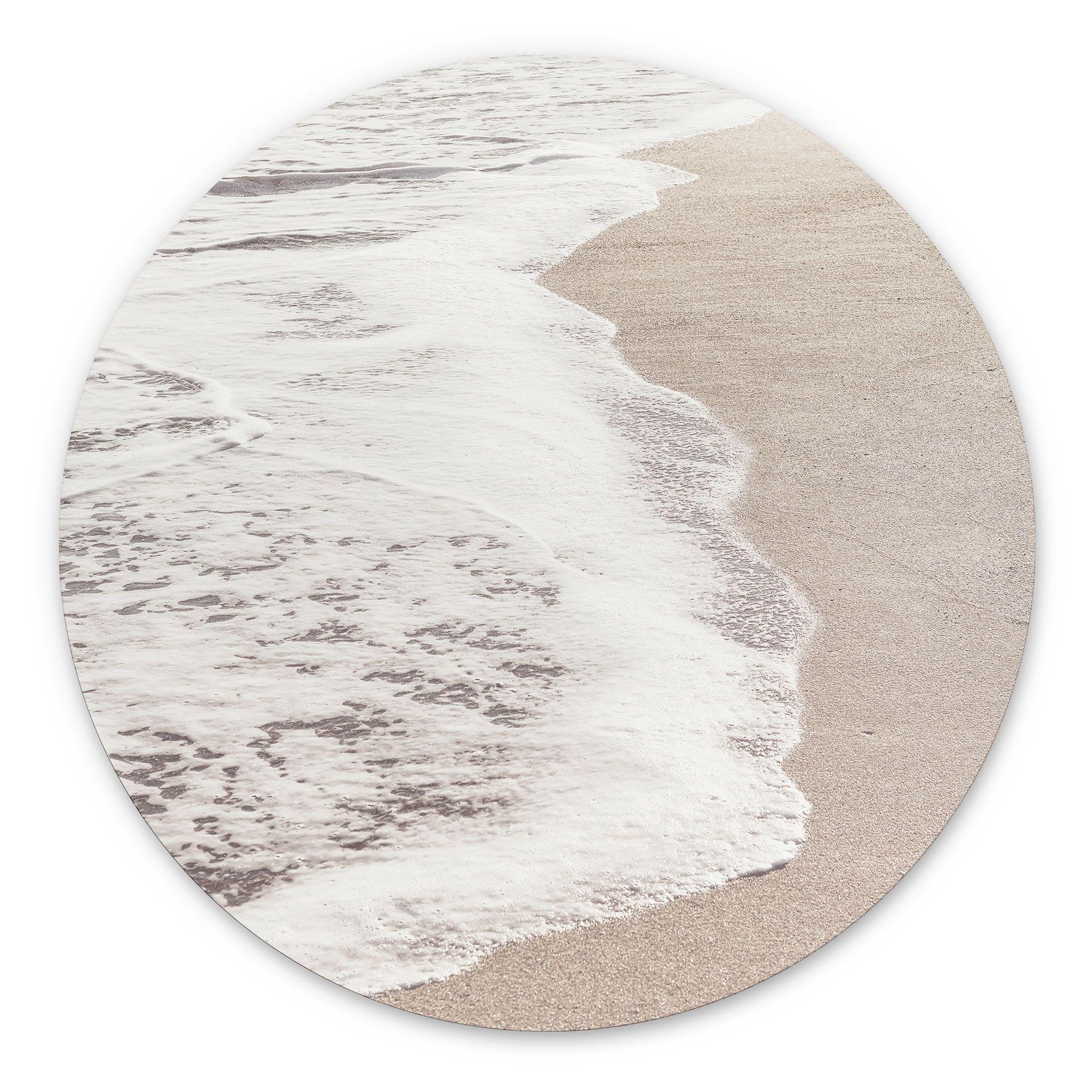 Vægcirkel Lyden af havet - 1X Studio – print på aluminium (Alu-Dibond)